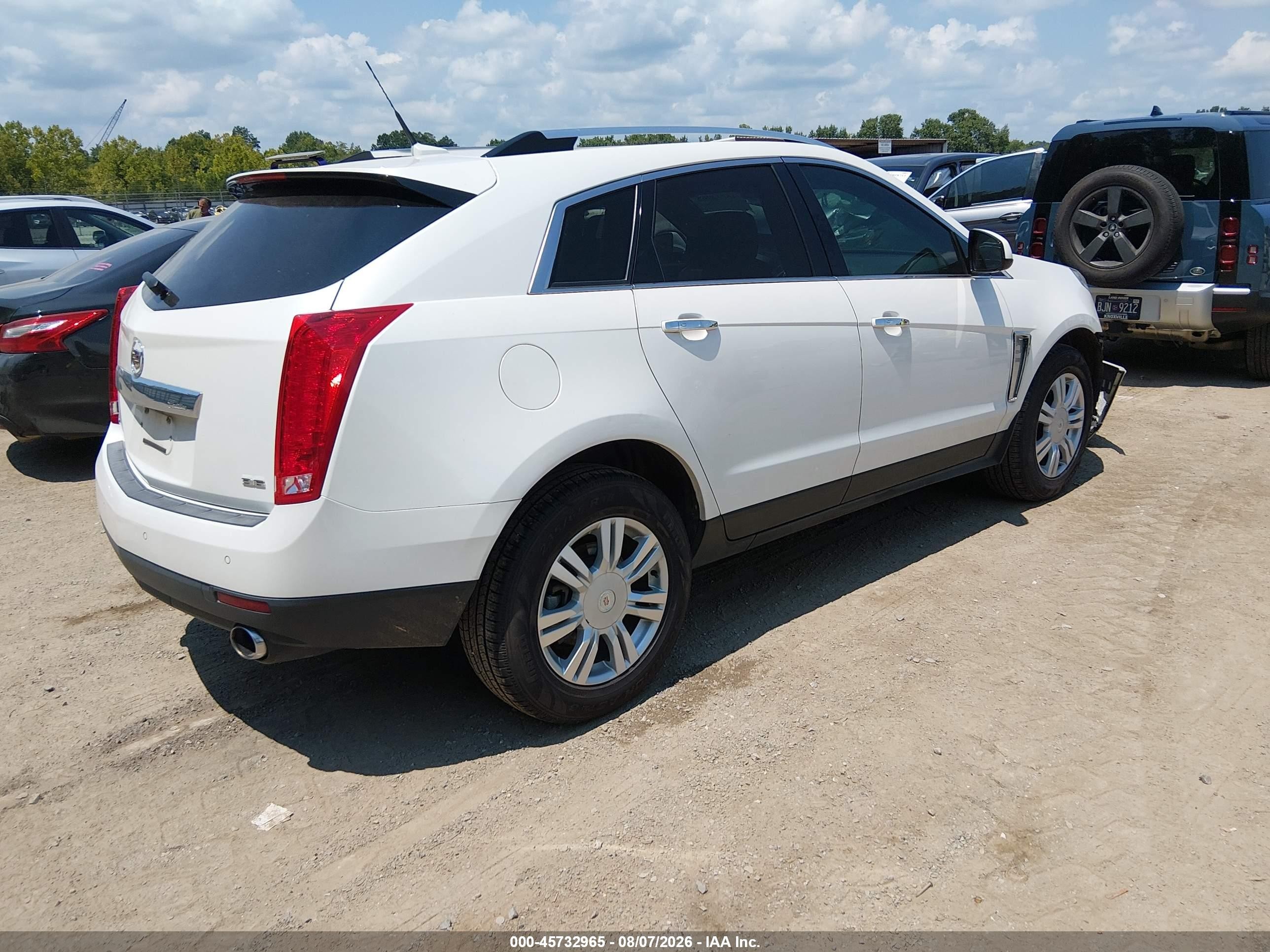 2014 Cadillac Srx Luxury Collection White vin: 3GYFNBE34ES675242