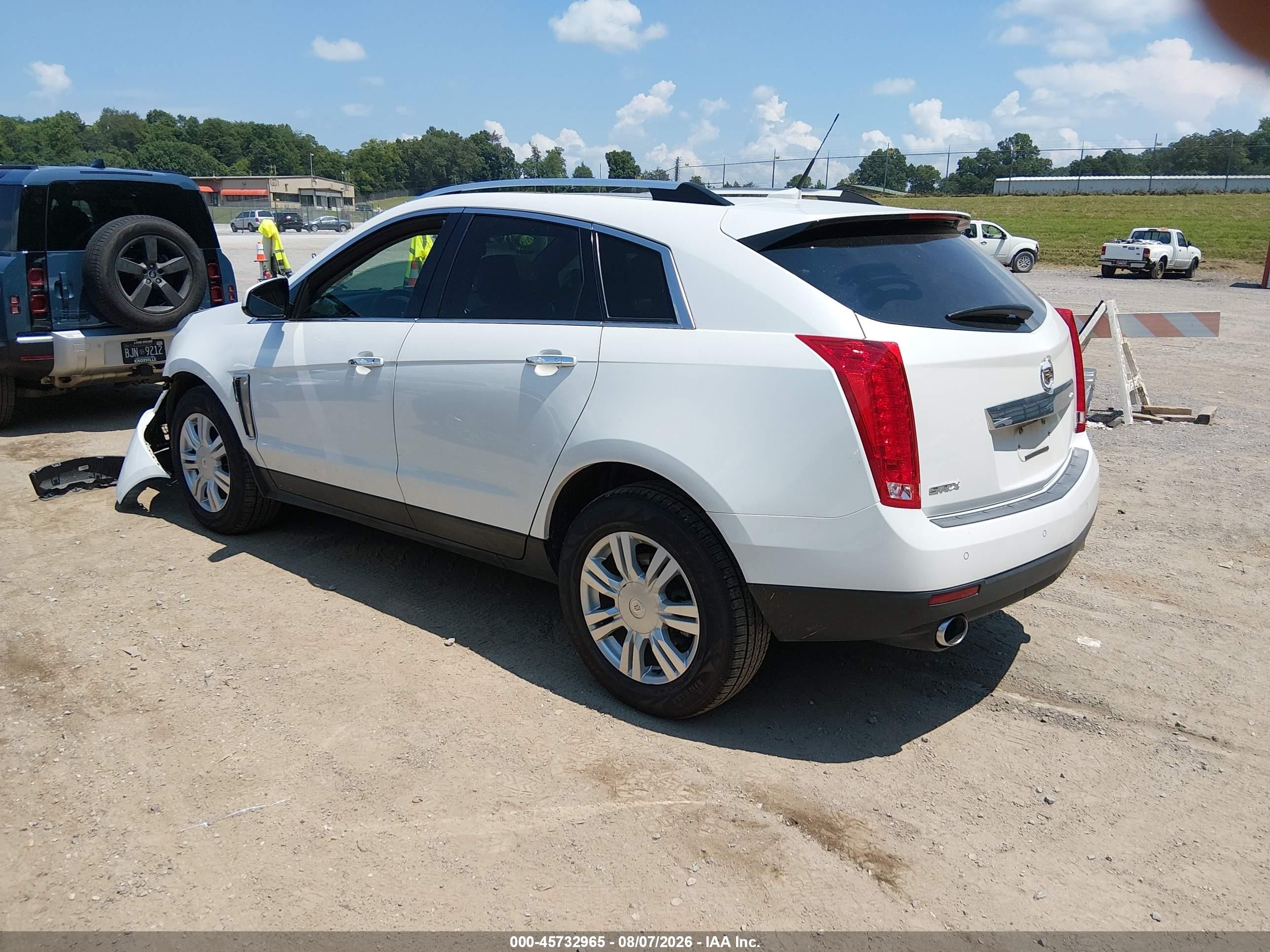 2014 Cadillac Srx Luxury Collection White vin: 3GYFNBE34ES675242