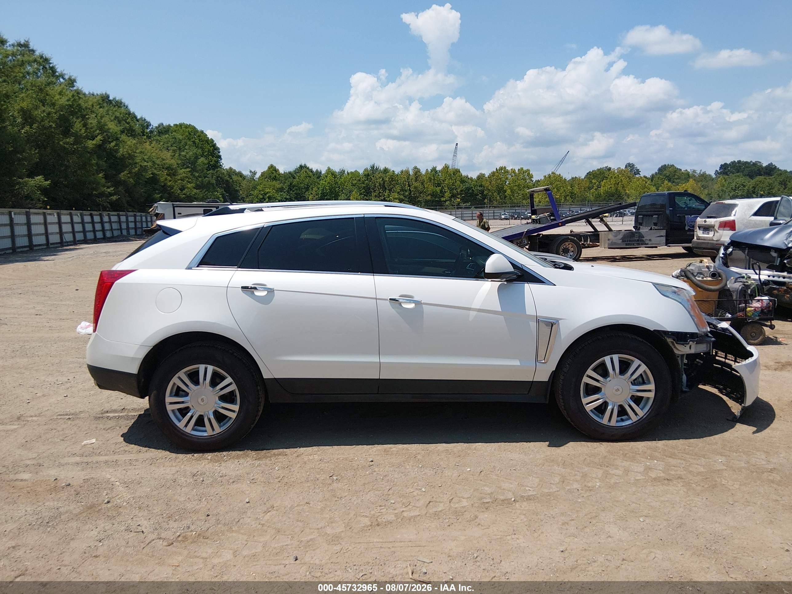2014 Cadillac Srx Luxury Collection White vin: 3GYFNBE34ES675242