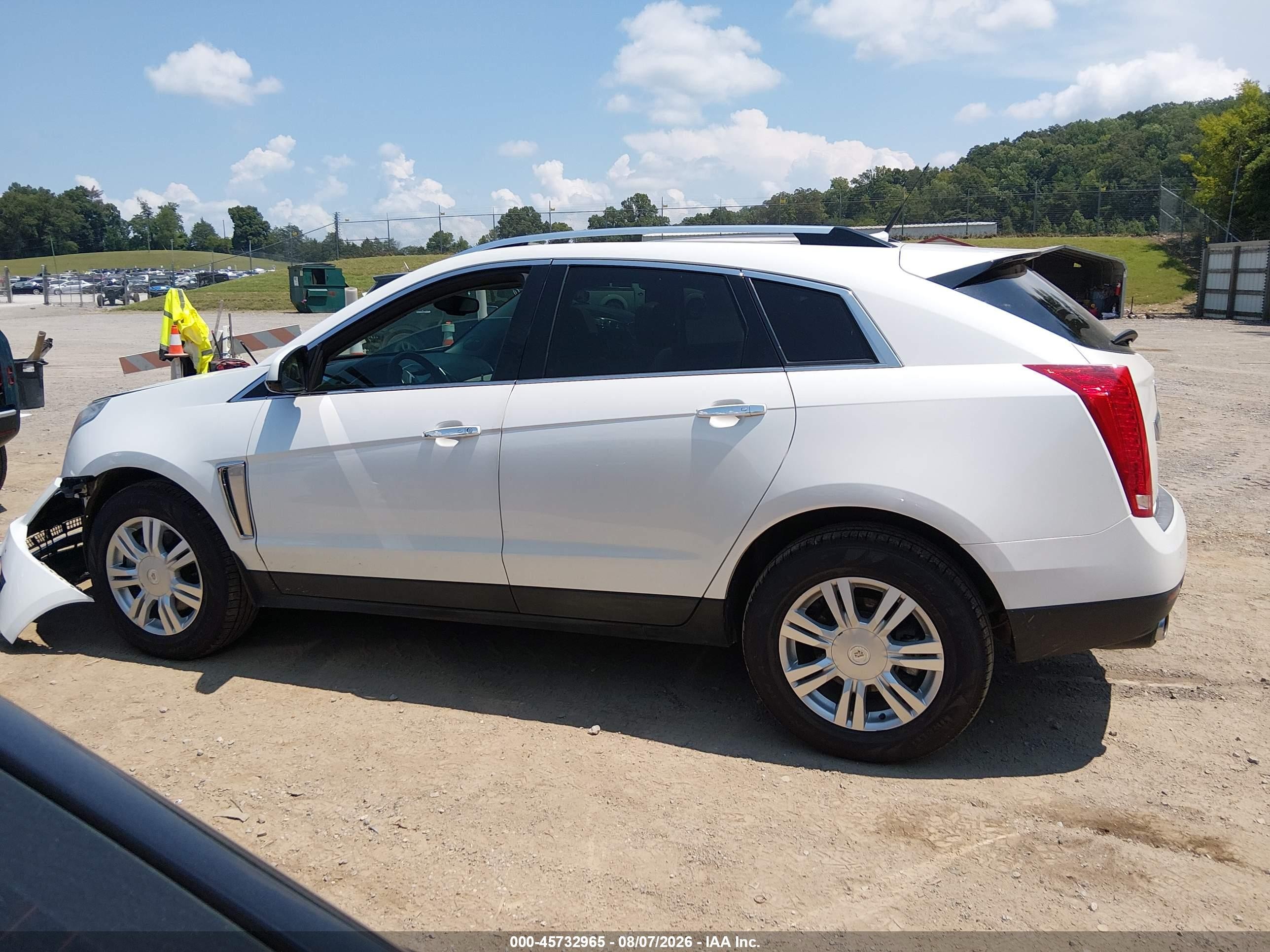 2014 Cadillac Srx Luxury Collection White vin: 3GYFNBE34ES675242