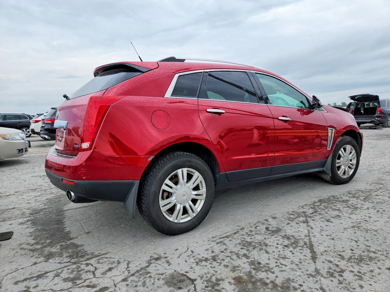 2014 Cadillac Srx Luxury Collection Burgundy vin: 3GYFNBE34ES680389