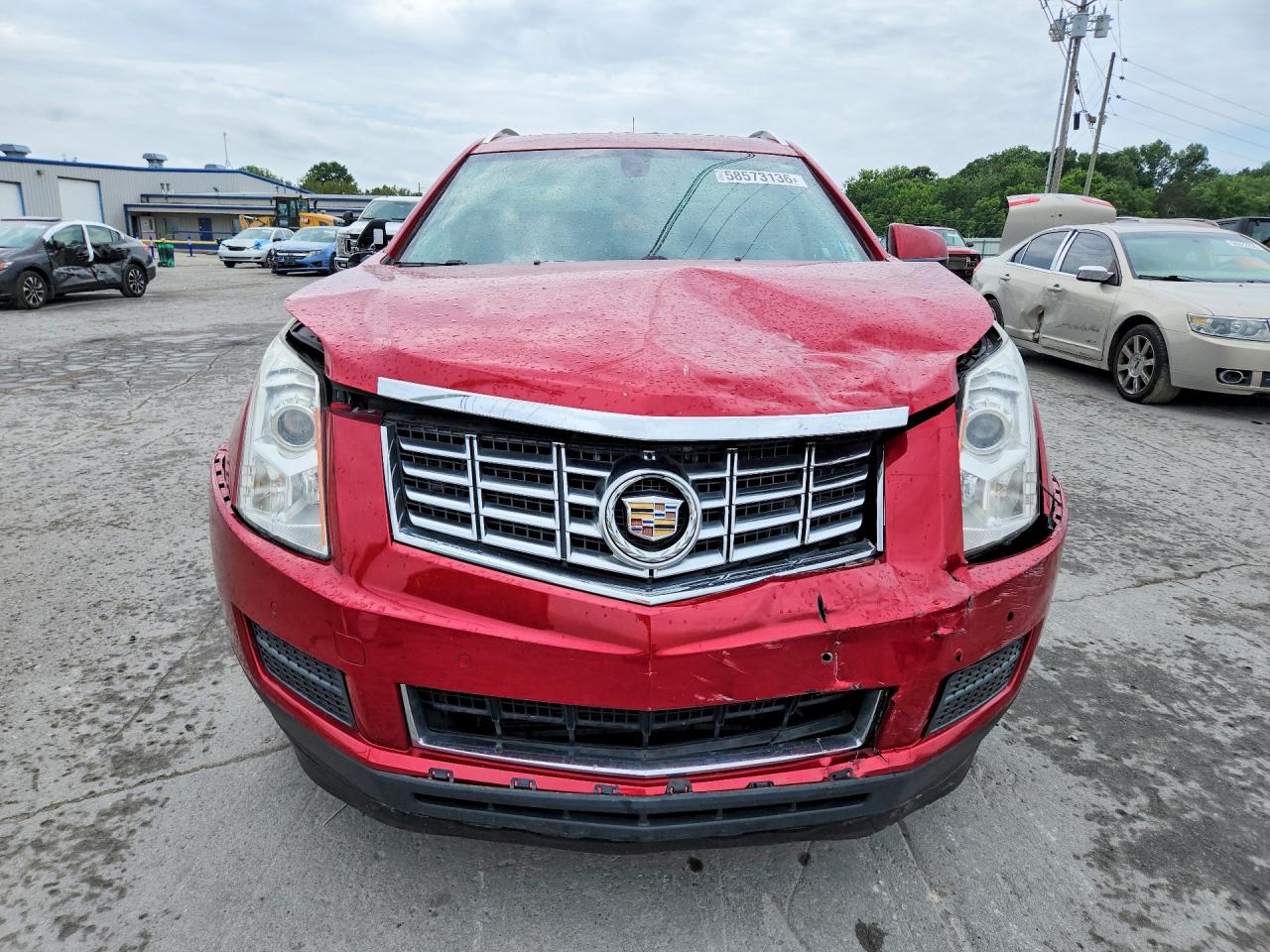 2014 Cadillac Srx Luxury Collection Burgundy vin: 3GYFNBE34ES680389