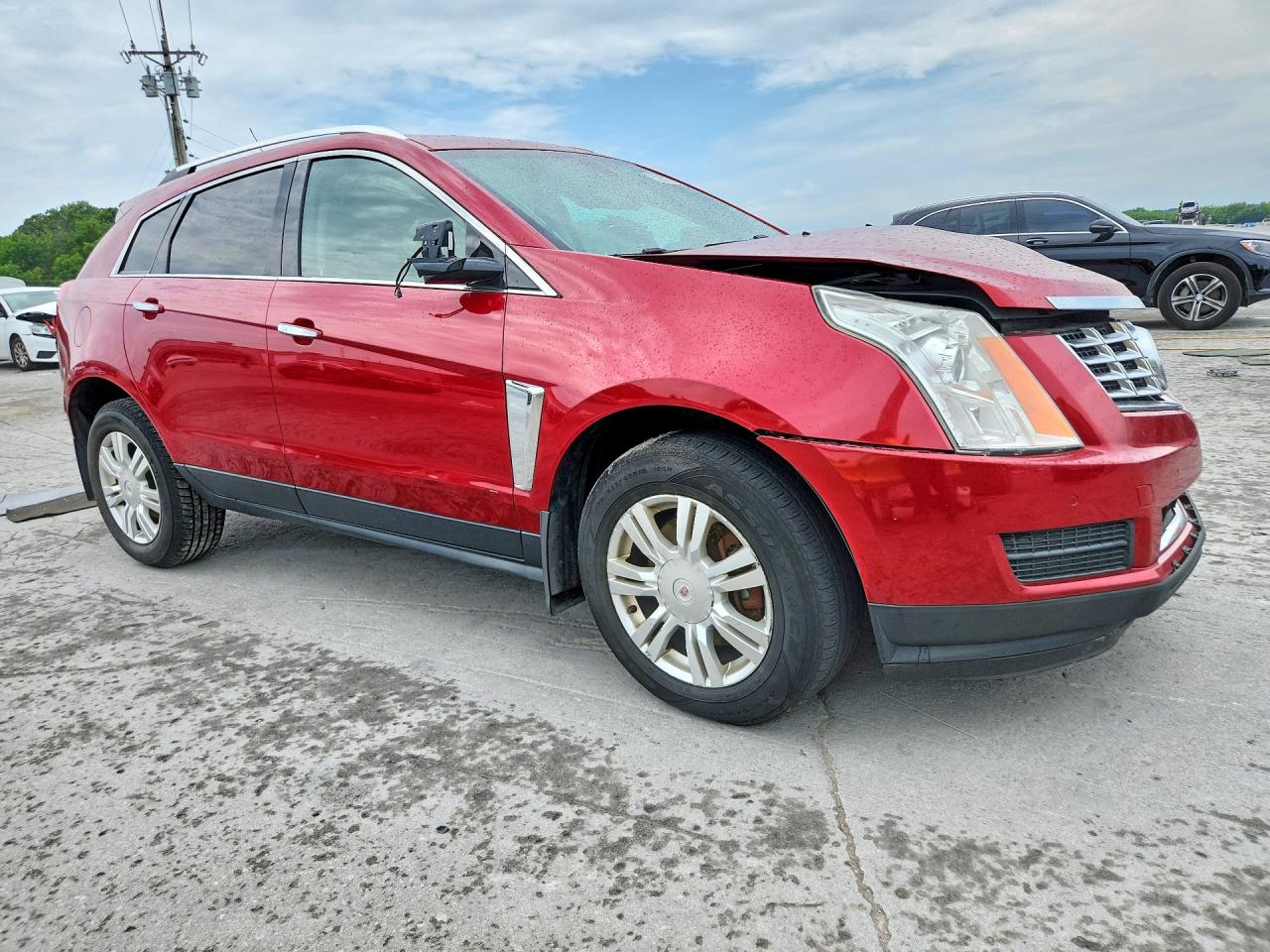 2014 Cadillac Srx Luxury Collection Burgundy vin: 3GYFNBE34ES680389