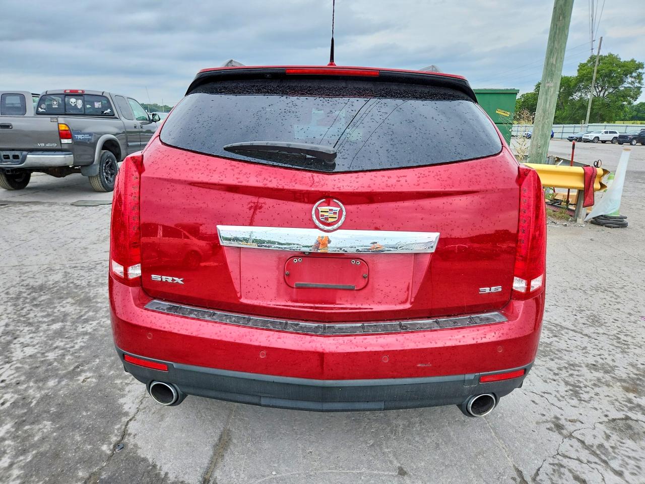 2014 Cadillac Srx Luxury Collection Burgundy vin: 3GYFNBE34ES680389