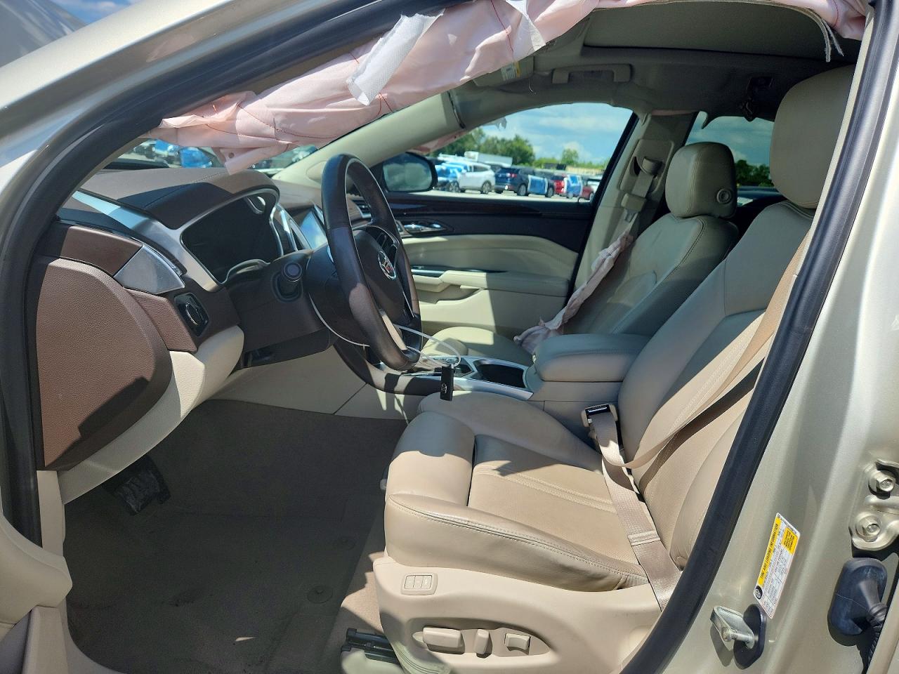 2014 Cadillac Srx Luxury Collection Beige vin: 3GYFNBE34ES682126