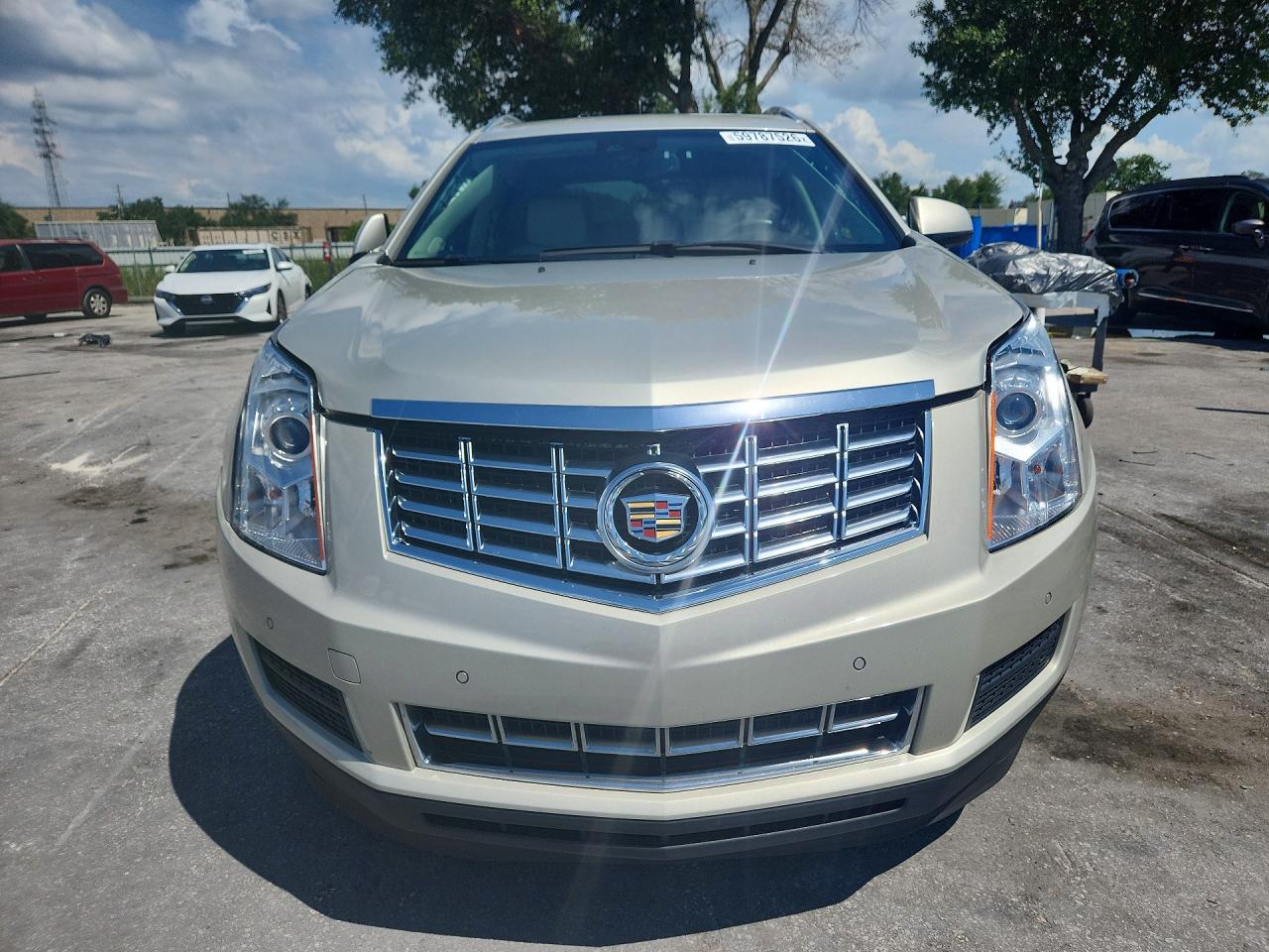 2014 Cadillac Srx Luxury Collection Beige vin: 3GYFNBE34ES682126