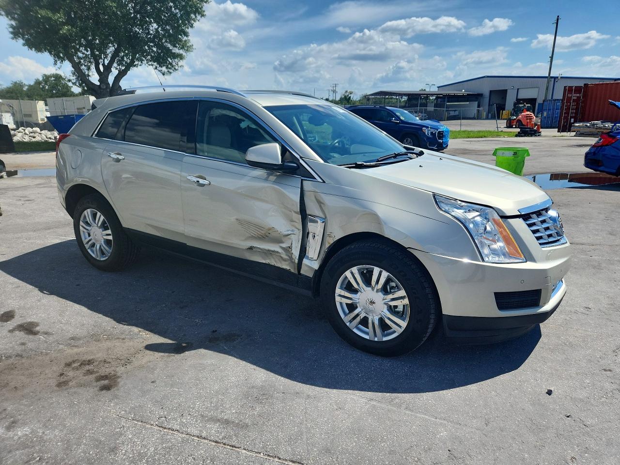 2014 Cadillac Srx Luxury Collection Beige vin: 3GYFNBE34ES682126