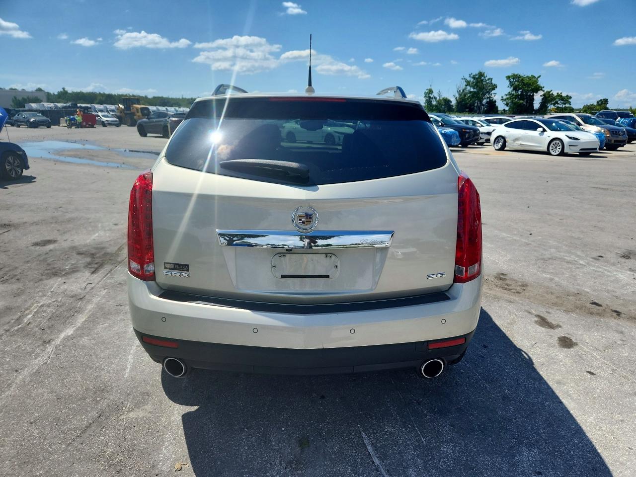 2014 Cadillac Srx Luxury Collection Beige vin: 3GYFNBE34ES682126