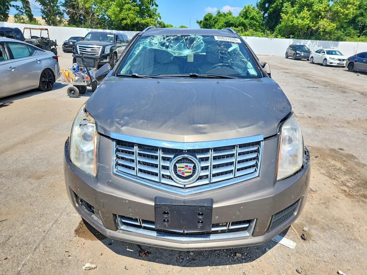 2015 Cadillac Srx Luxury Collection Brown vin: 3GYFNBE34FS521275