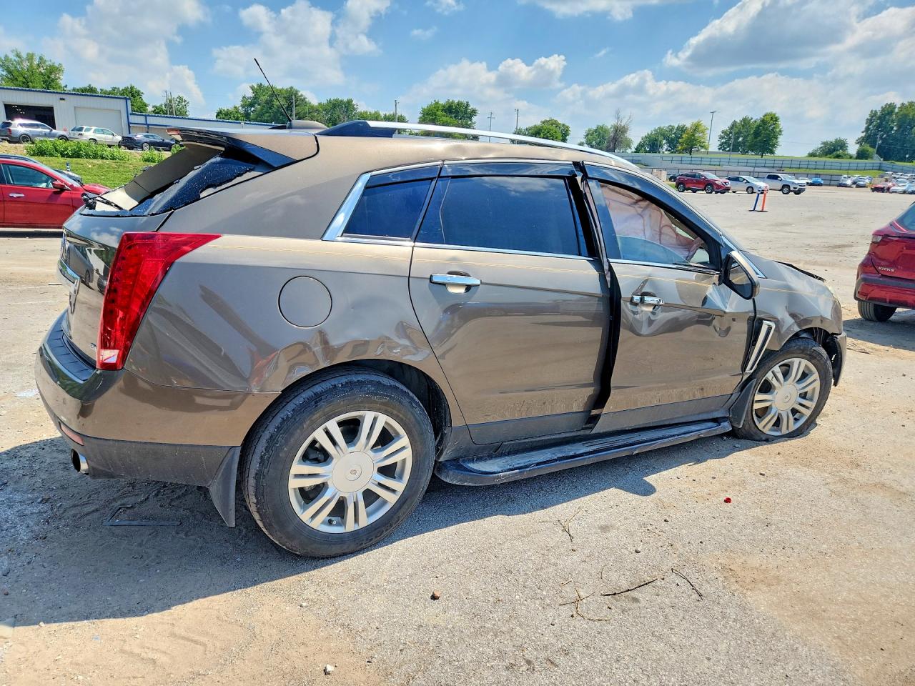 2015 Cadillac Srx Luxury Collection Brown vin: 3GYFNBE34FS521275