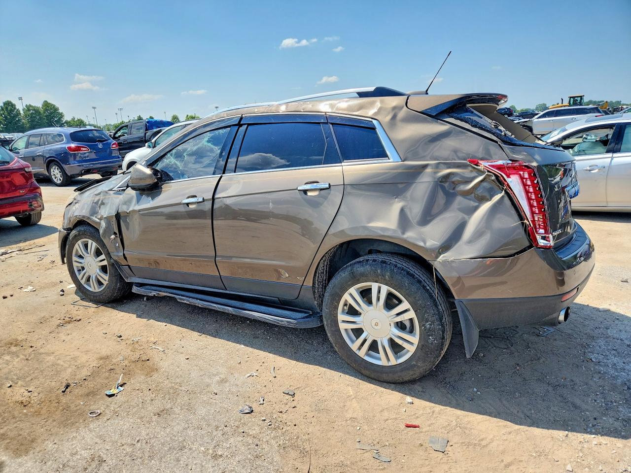 2015 Cadillac Srx Luxury Collection Brown vin: 3GYFNBE34FS521275