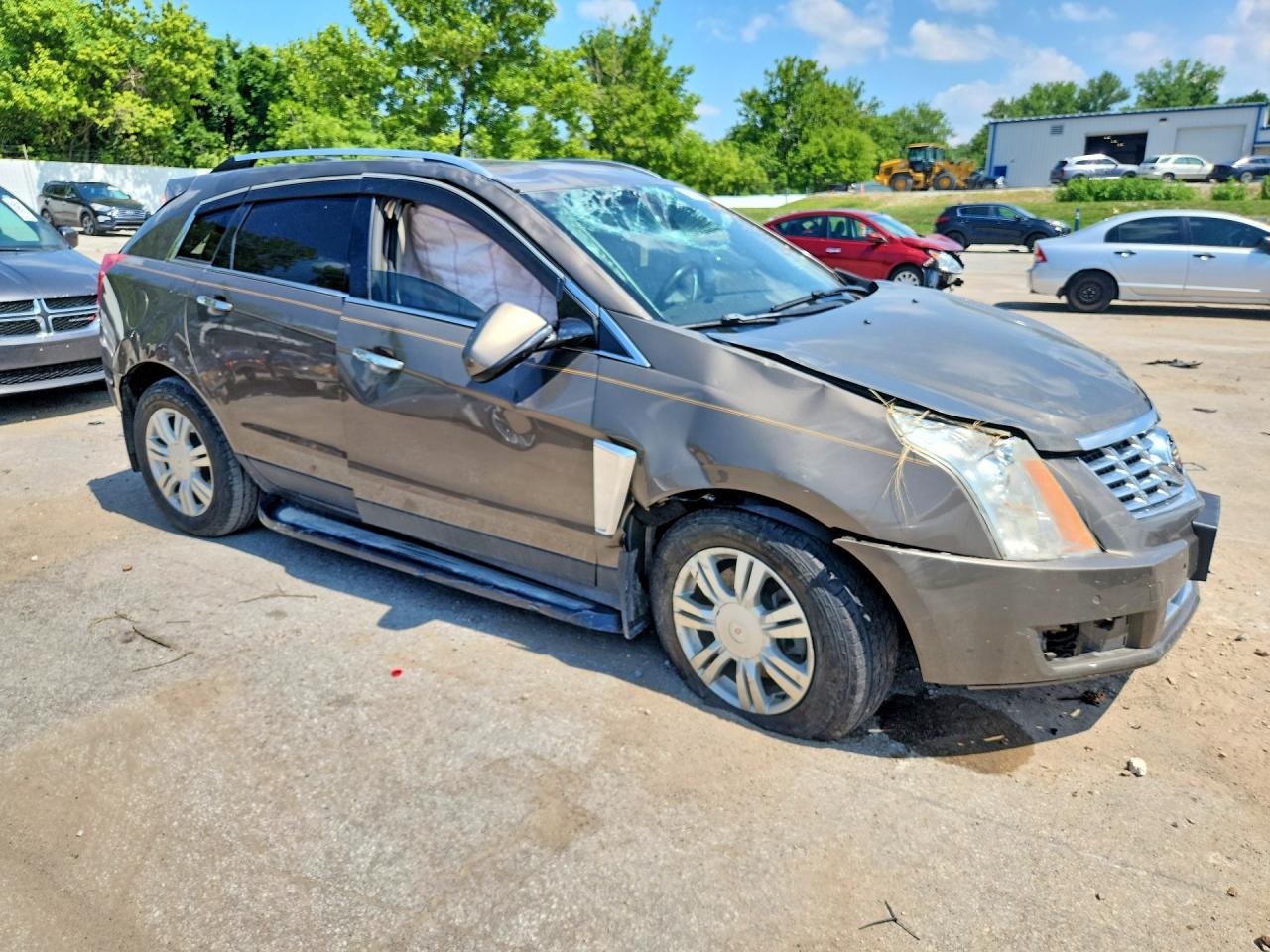 2015 Cadillac Srx Luxury Collection Brown vin: 3GYFNBE34FS521275