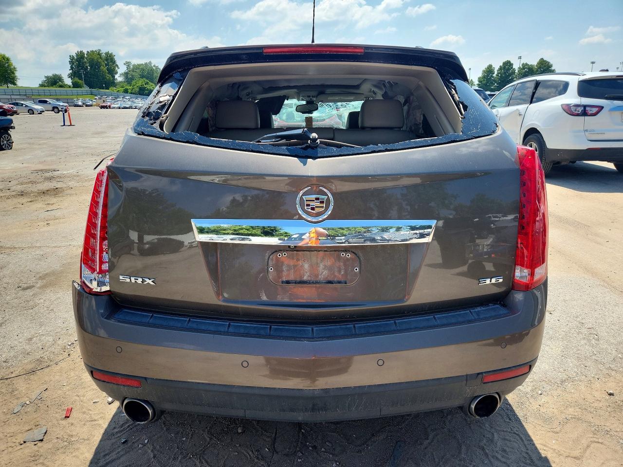 2015 Cadillac Srx Luxury Collection Brown vin: 3GYFNBE34FS521275
