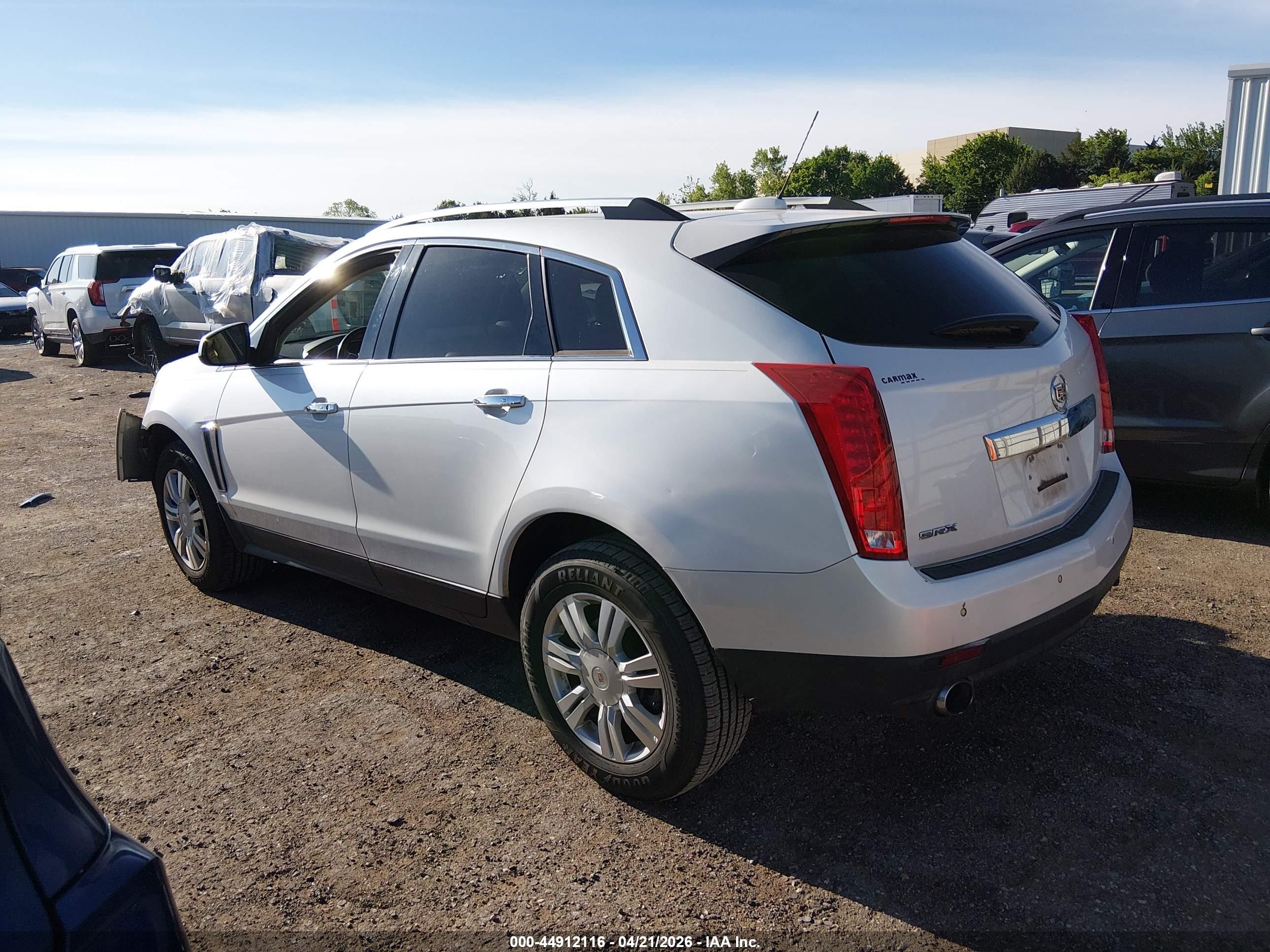 2015 Cadillac Srx Luxury Collection White vin: 3GYFNBE34FS547973