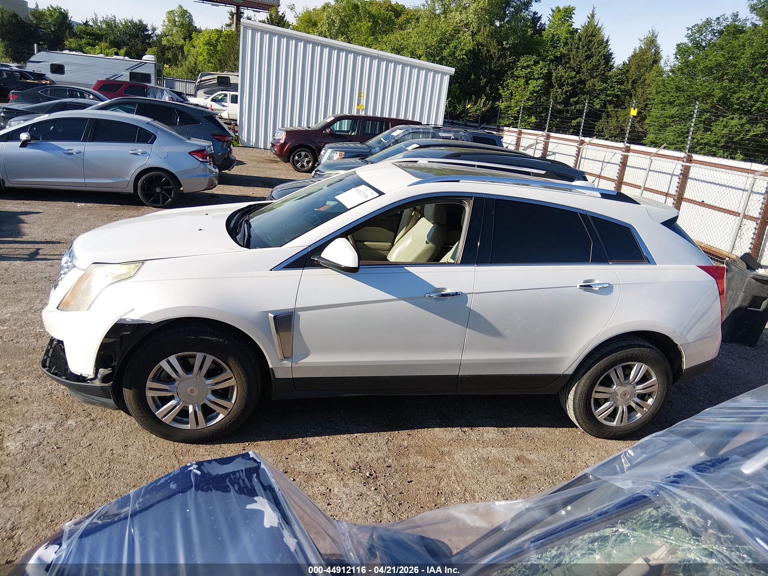 2015 Cadillac Srx Luxury Collection White vin: 3GYFNBE34FS547973