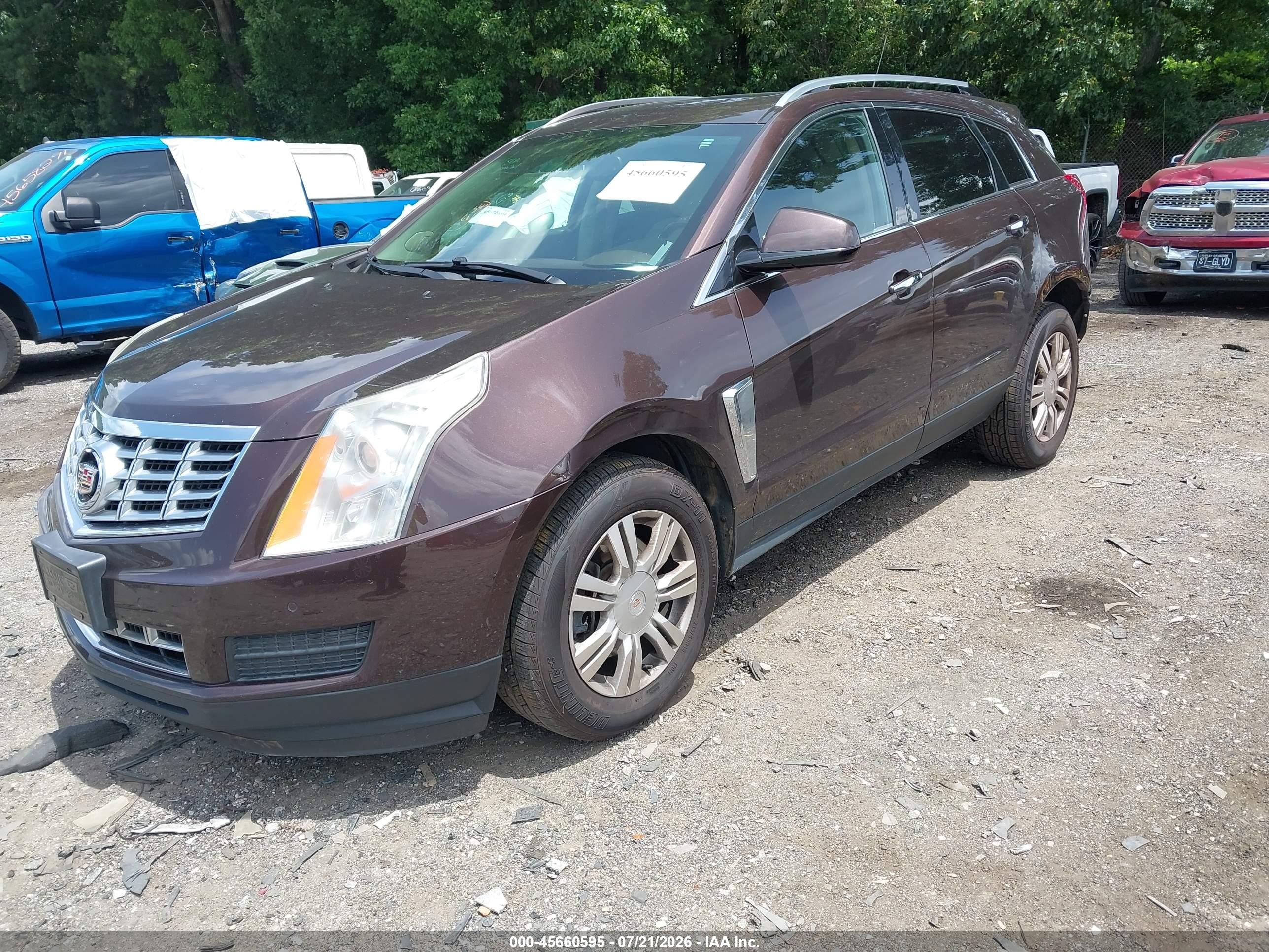 2015 Cadillac Srx Luxury Collection Brown vin: 3GYFNBE34FS549139