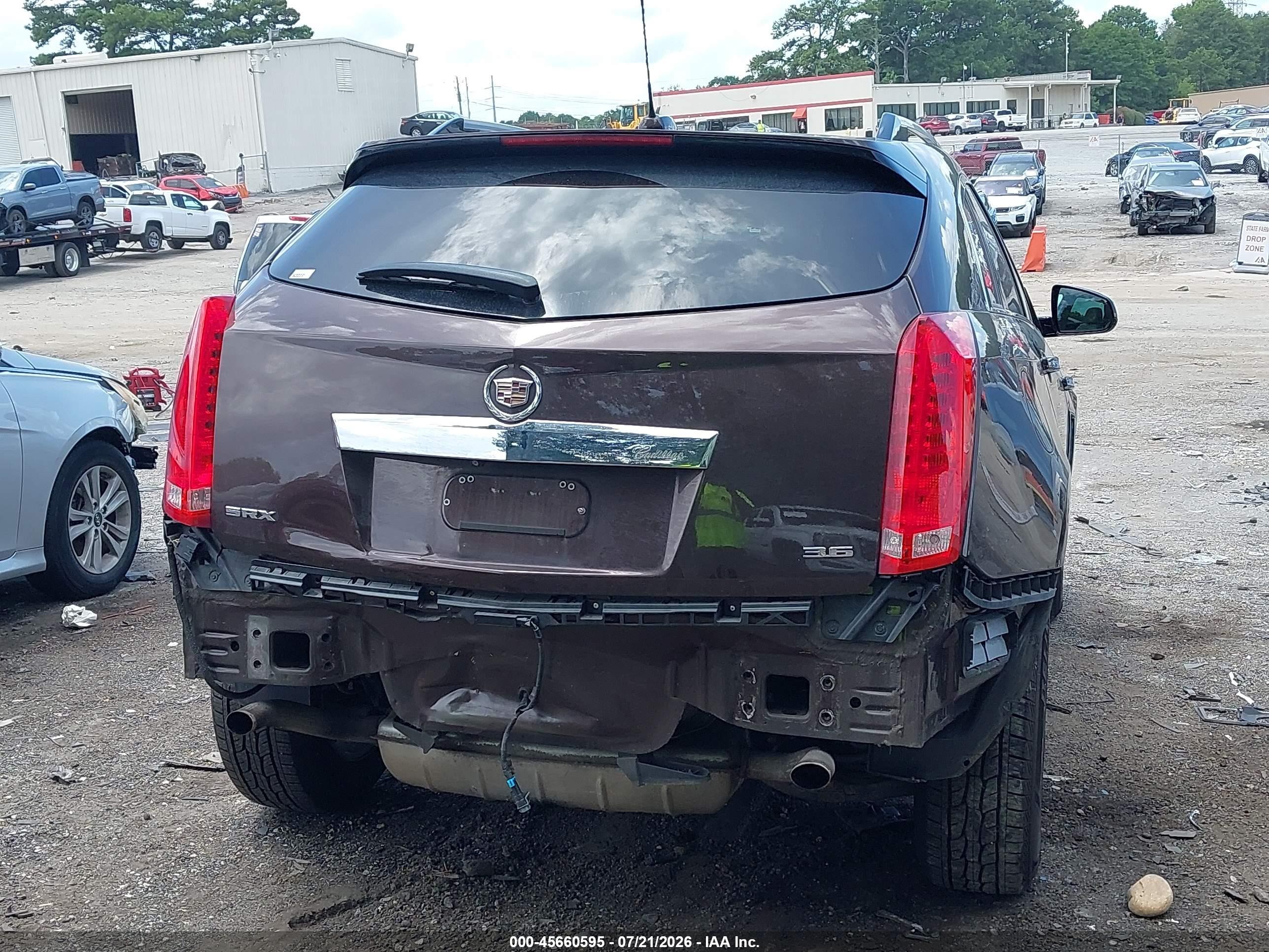 2015 Cadillac Srx Luxury Collection Brown vin: 3GYFNBE34FS549139