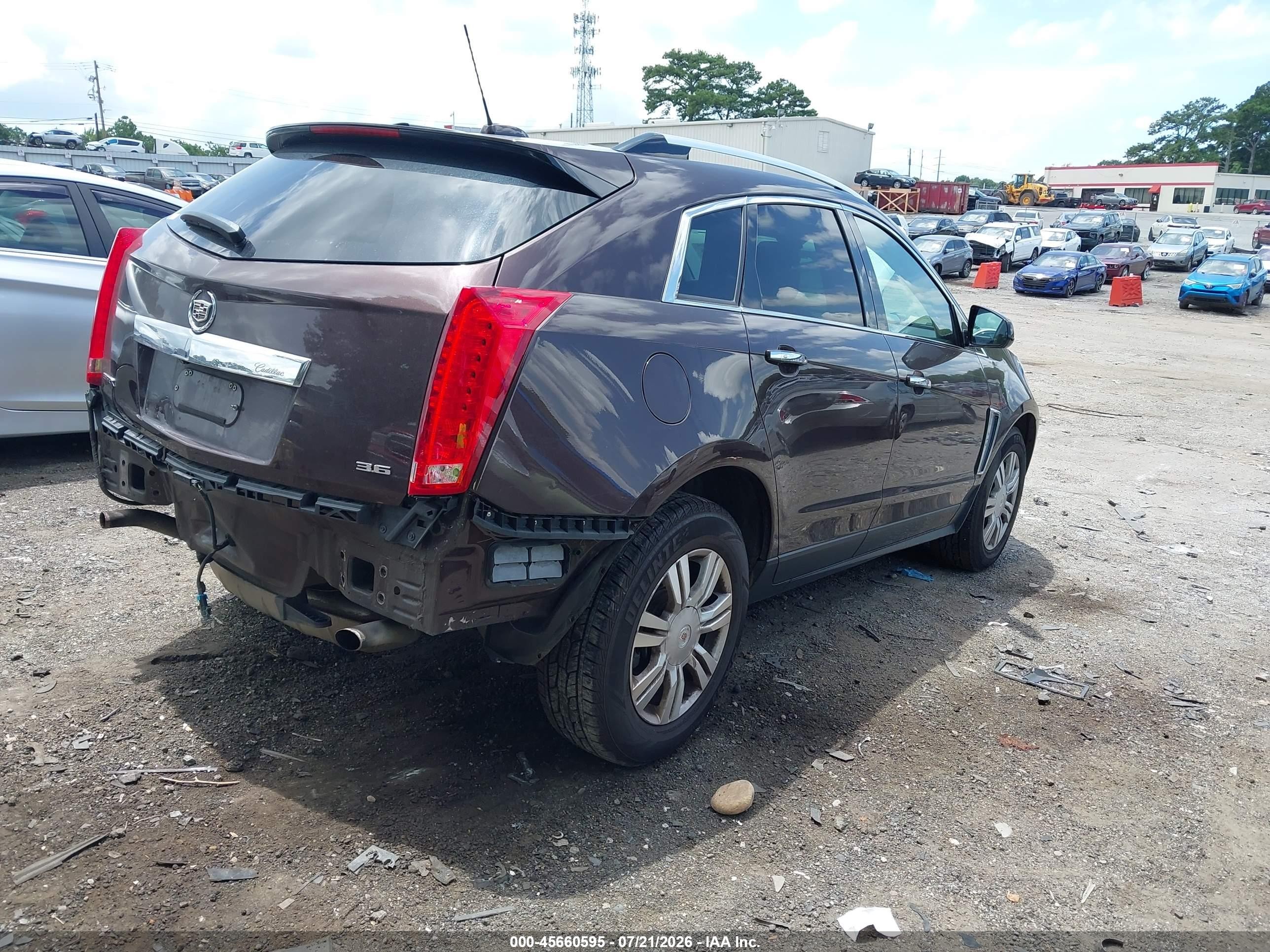 2015 Cadillac Srx Luxury Collection Brown vin: 3GYFNBE34FS549139