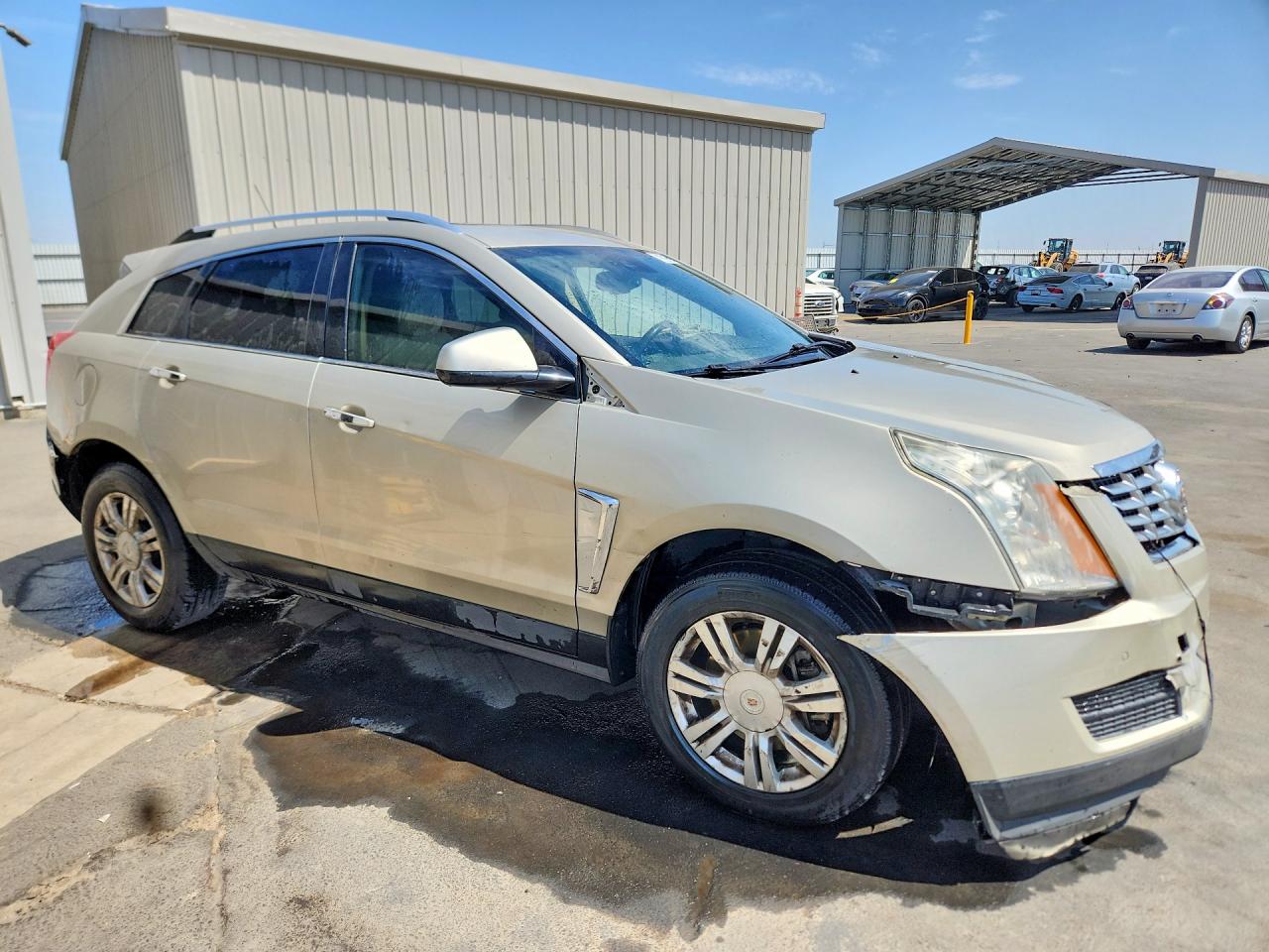 2015 Cadillac Srx Luxury Collection Tan vin: 3GYFNBE34FS584635