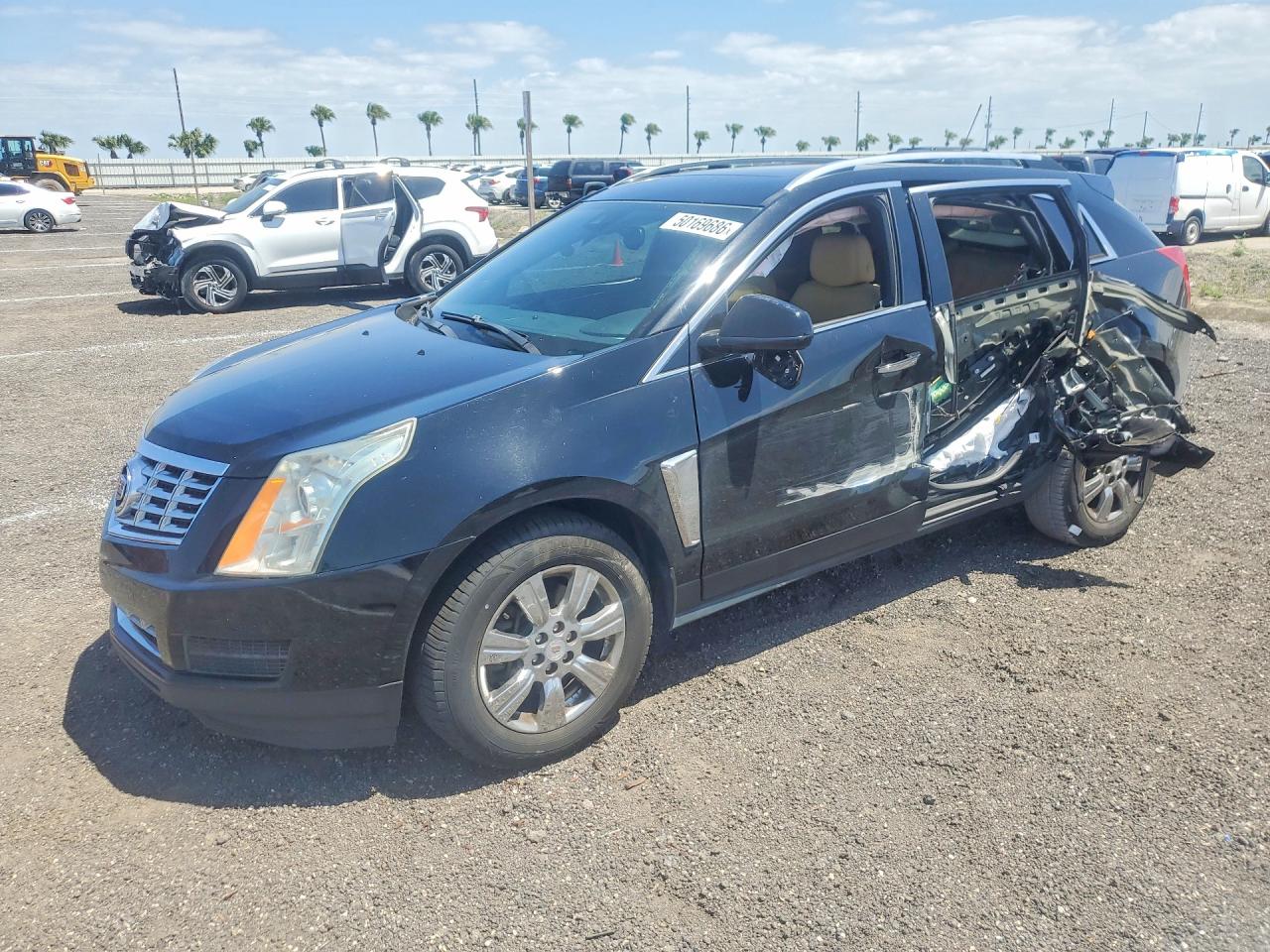 2015 Cadillac Srx Luxury Collection Black vin: 3GYFNBE34FS587339