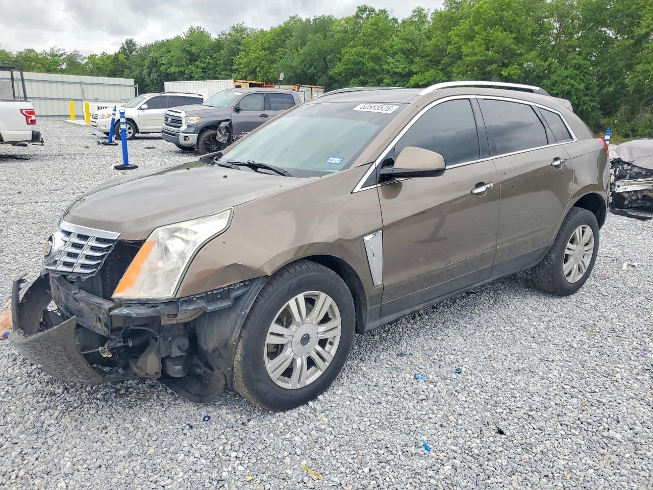 2015 Cadillac Srx Luxury Collection Brown vin: 3GYFNBE34FS599829