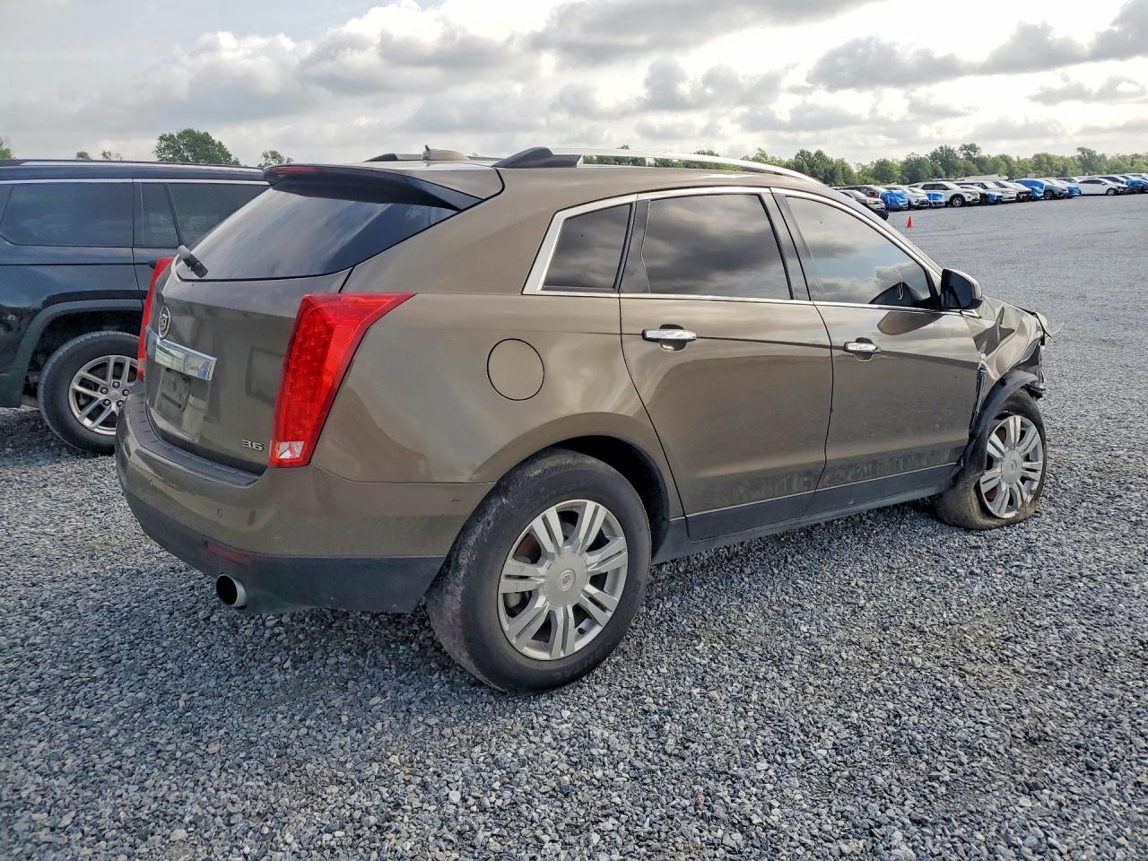 2015 Cadillac Srx Luxury Collection Brown vin: 3GYFNBE34FS599829