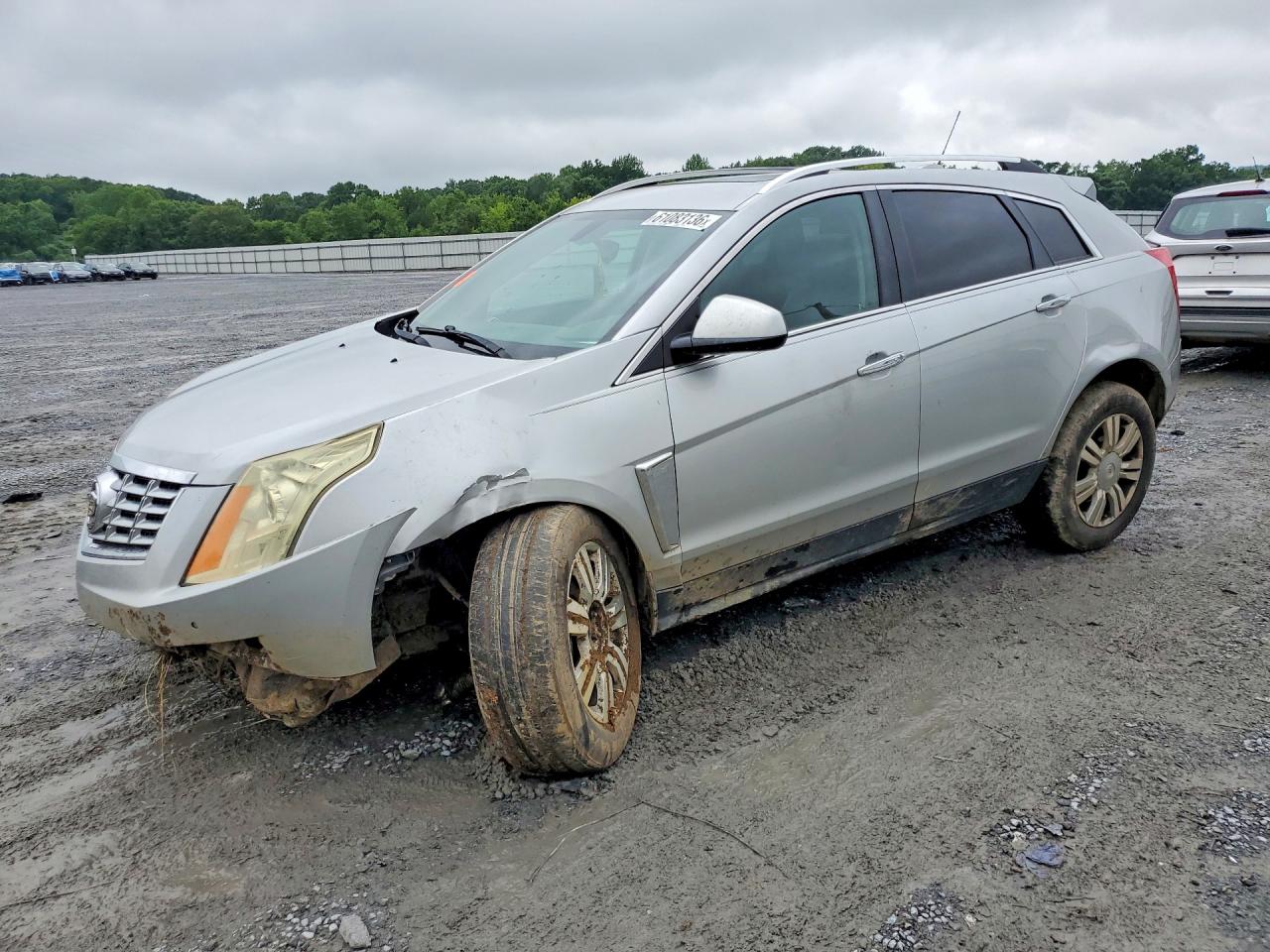 2015 Cadillac Srx Base Silver vin: 3GYFNBE34FS609453