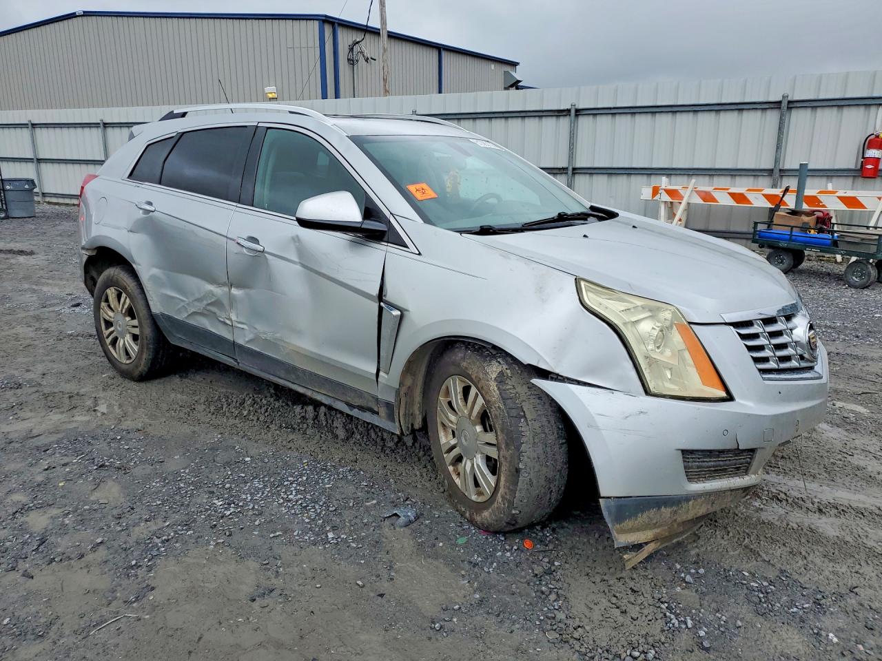 2015 Cadillac Srx Base Silver vin: 3GYFNBE34FS609453
