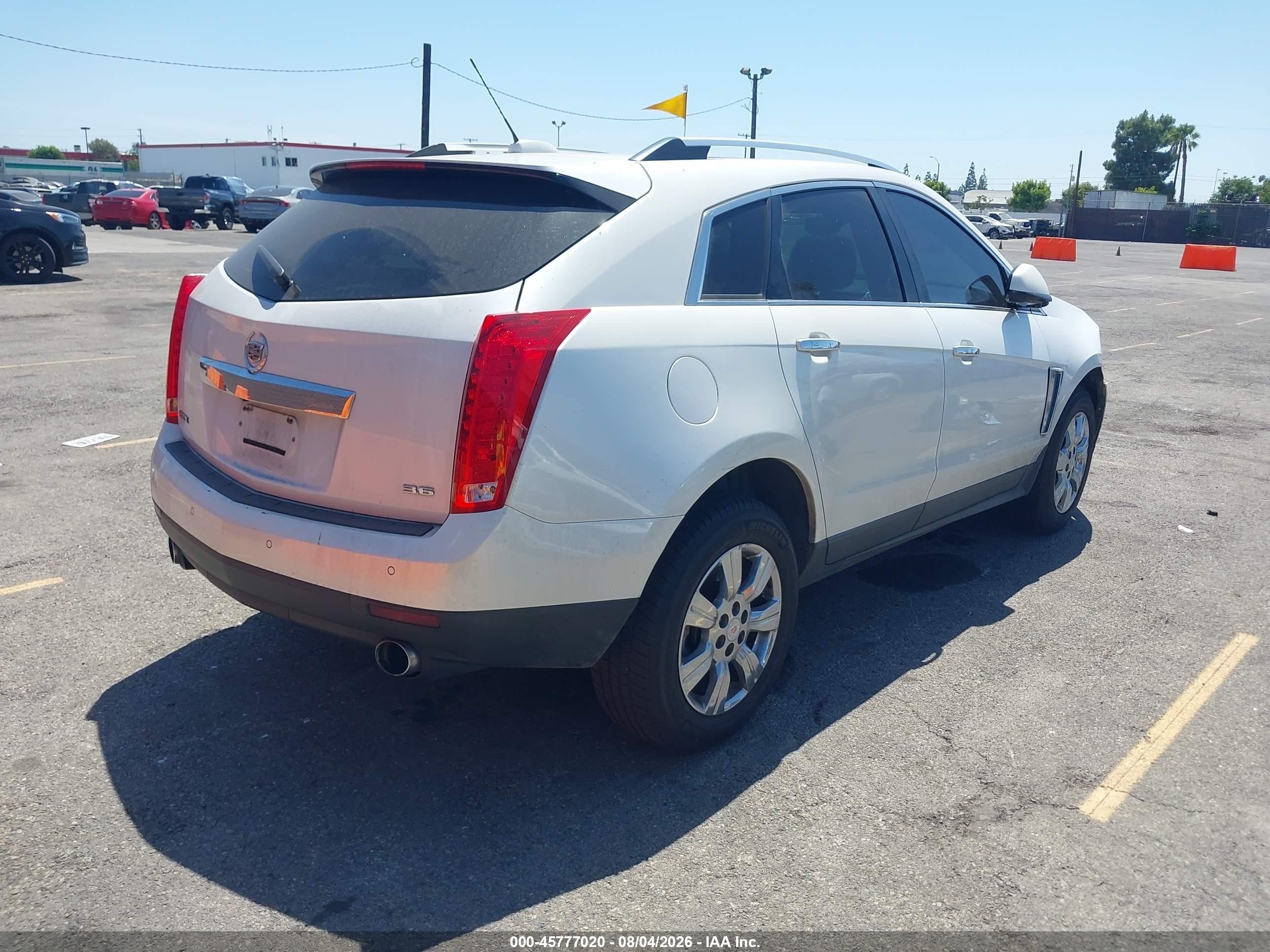 2015 Cadillac Srx Luxury Collection White vin: 3GYFNBE34FS628780