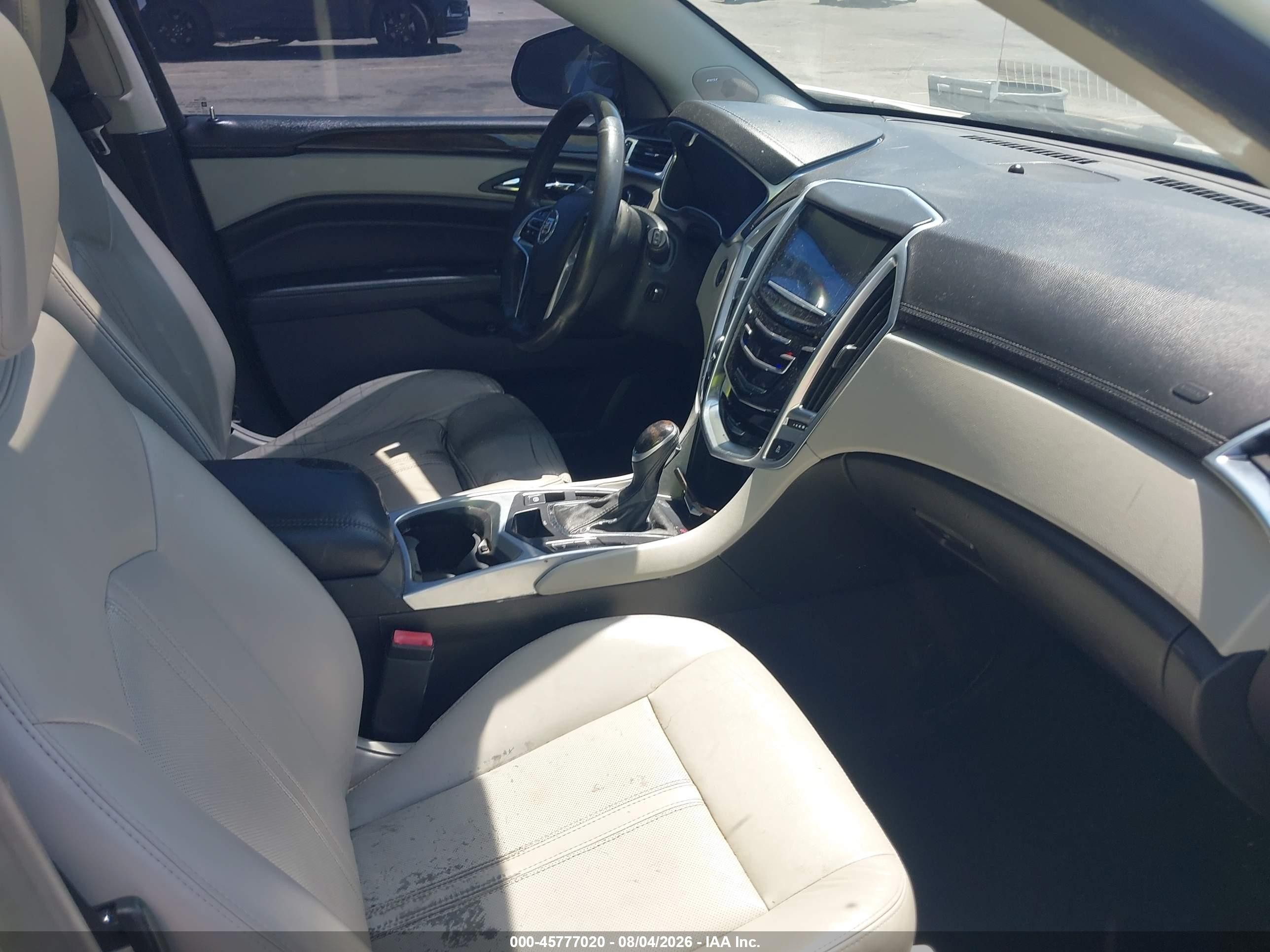 2015 Cadillac Srx Luxury Collection White vin: 3GYFNBE34FS628780
