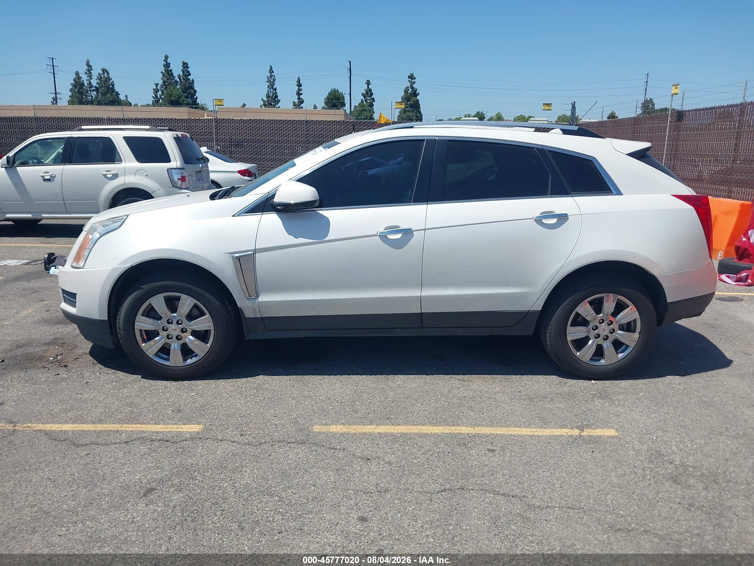 2015 Cadillac Srx Luxury Collection White vin: 3GYFNBE34FS628780