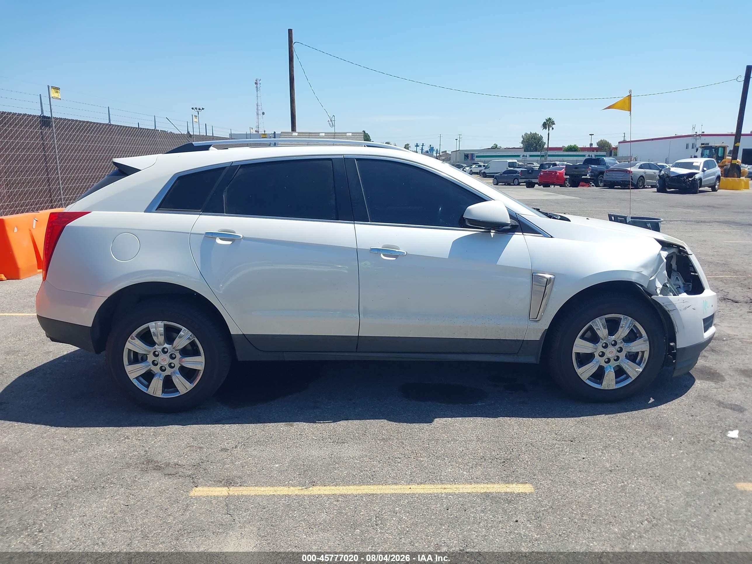 2015 Cadillac Srx Luxury Collection White vin: 3GYFNBE34FS628780