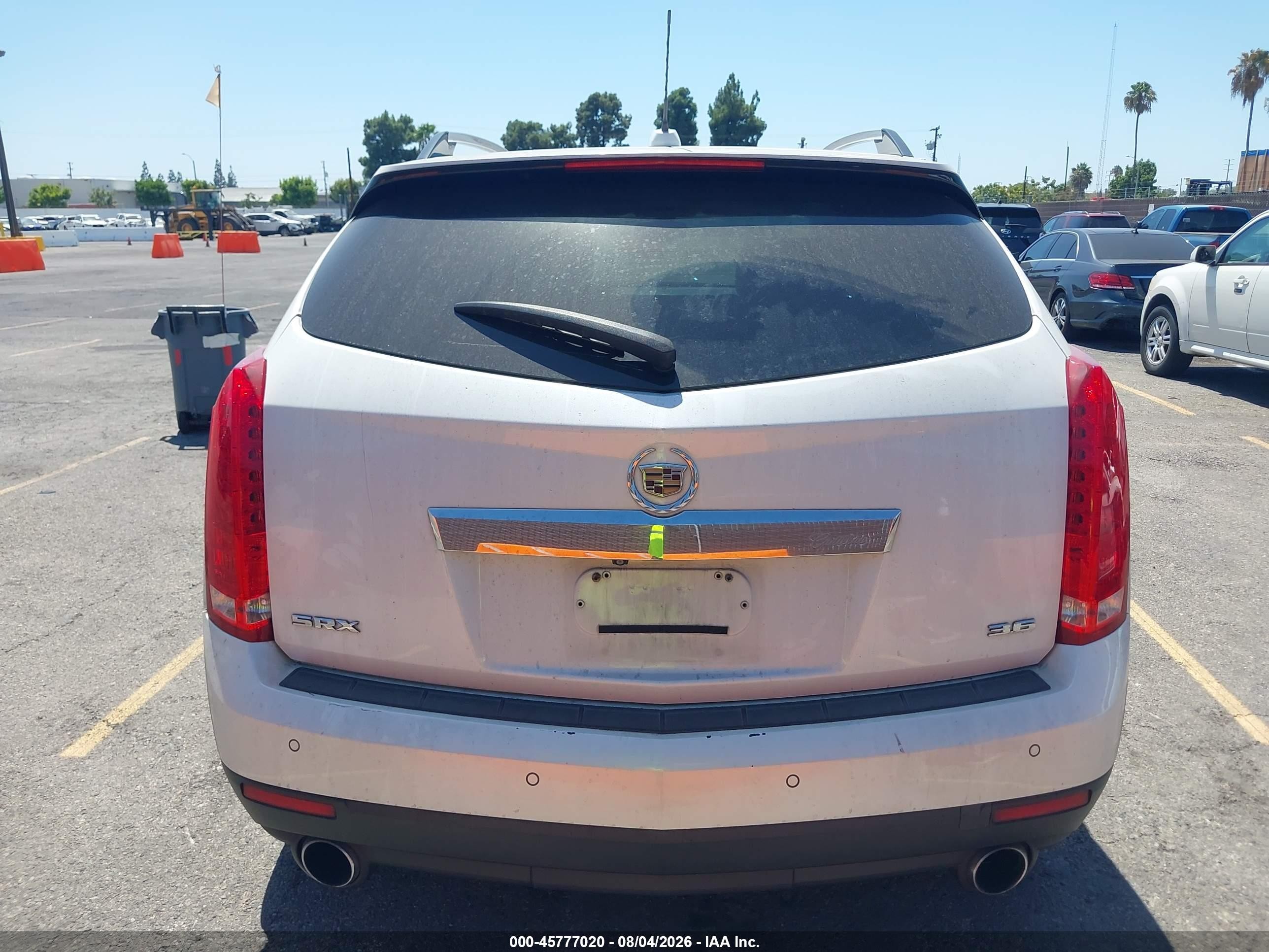 2015 Cadillac Srx Luxury Collection White vin: 3GYFNBE34FS628780