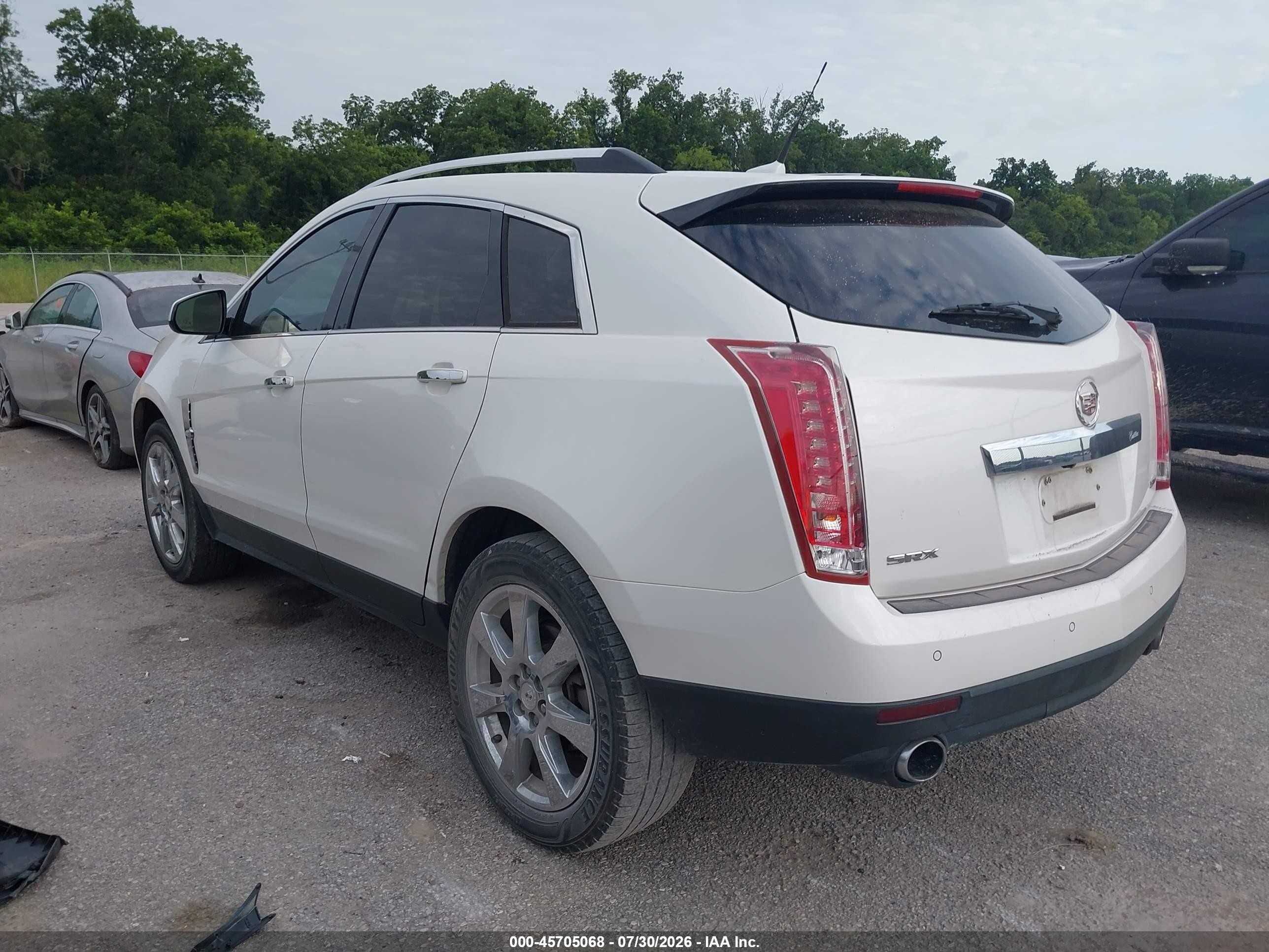 2012 Cadillac Srx Performance Collection White vin: 3GYFNBE35CS604922