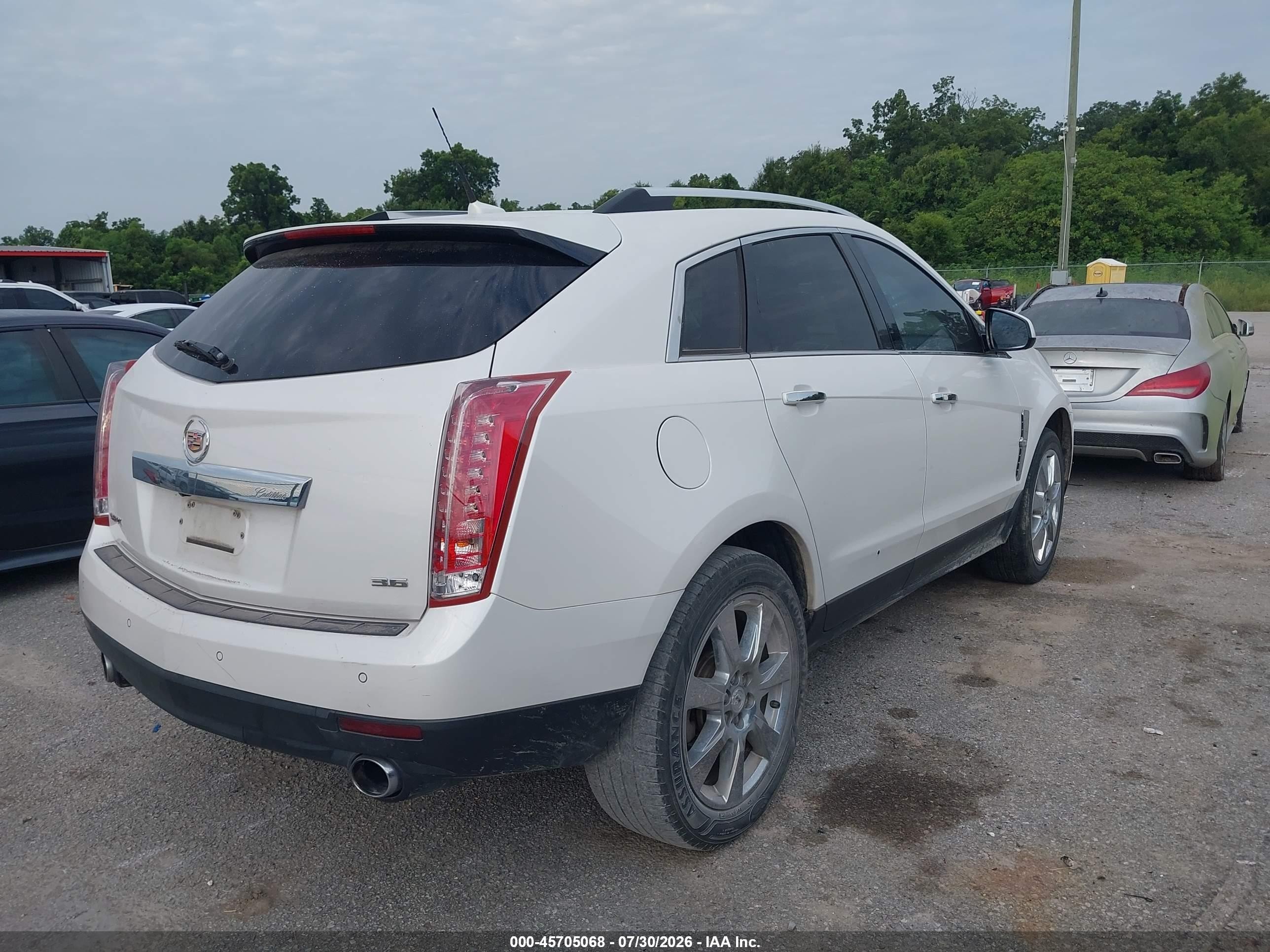 2012 Cadillac Srx Performance Collection White vin: 3GYFNBE35CS604922