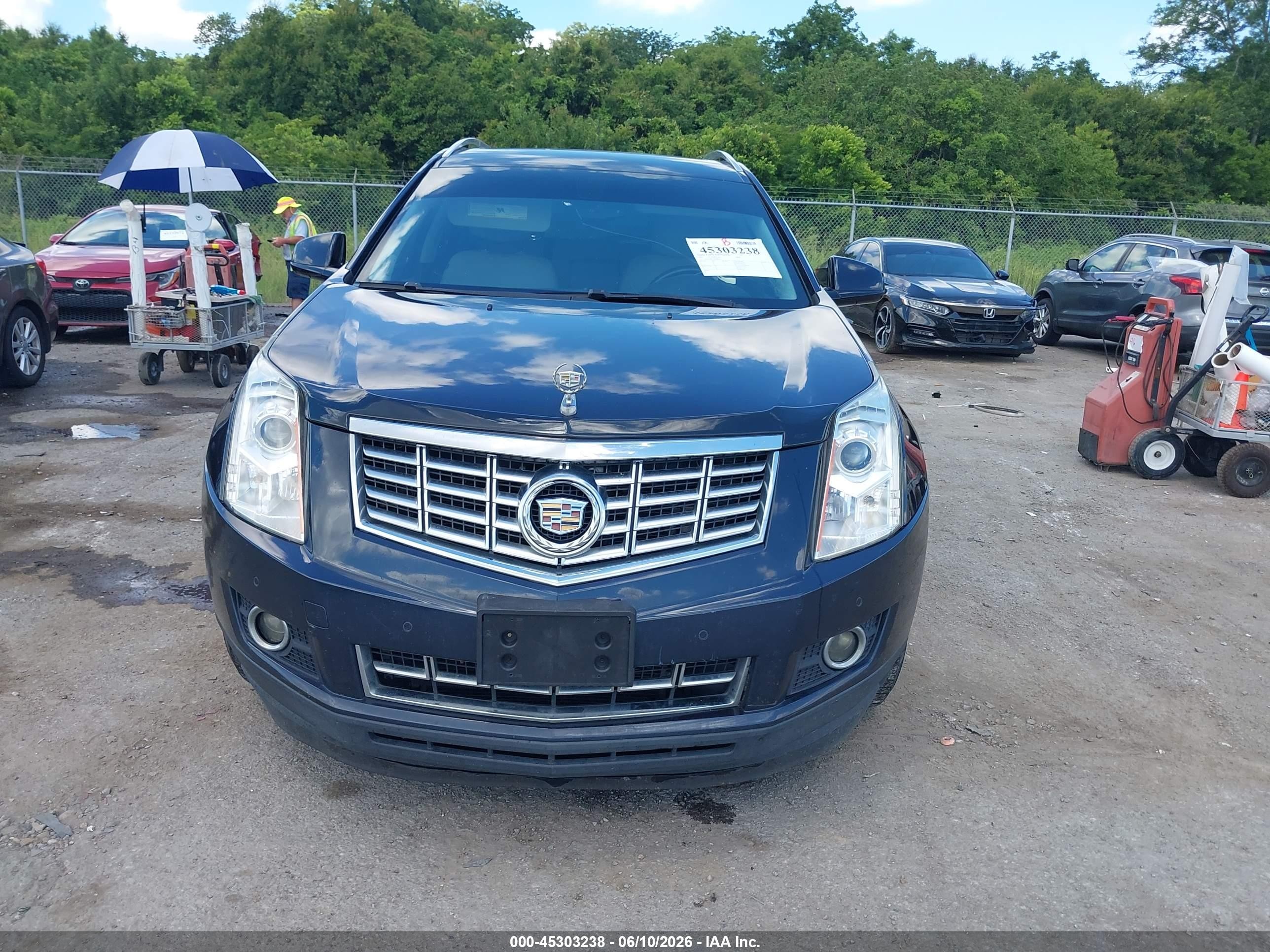 2014 Cadillac Srx Luxury Collection Gray vin: 3GYFNBE35ES546376