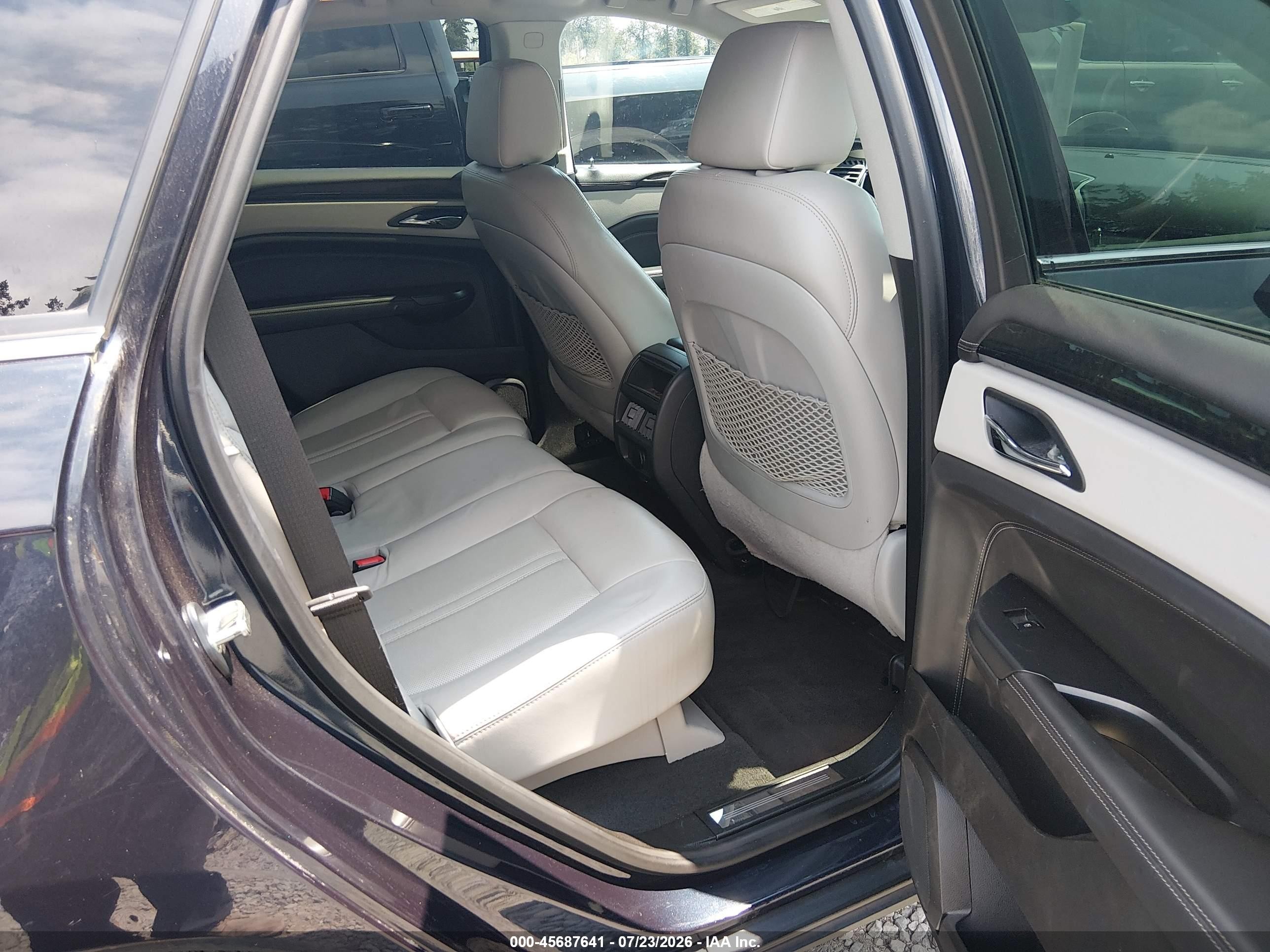 2014 Cadillac Srx Luxury Collection Dark Blue vin: 3GYFNBE35ES580382