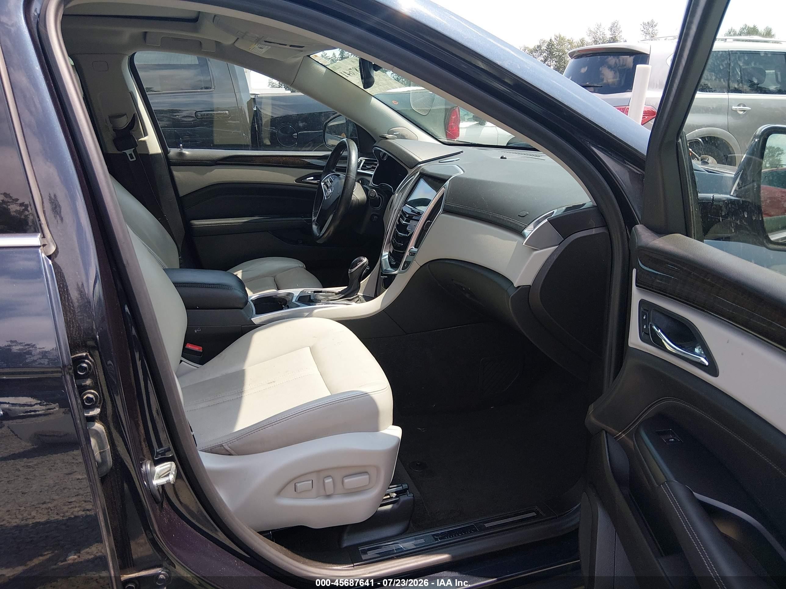 2014 Cadillac Srx Luxury Collection Dark Blue vin: 3GYFNBE35ES580382