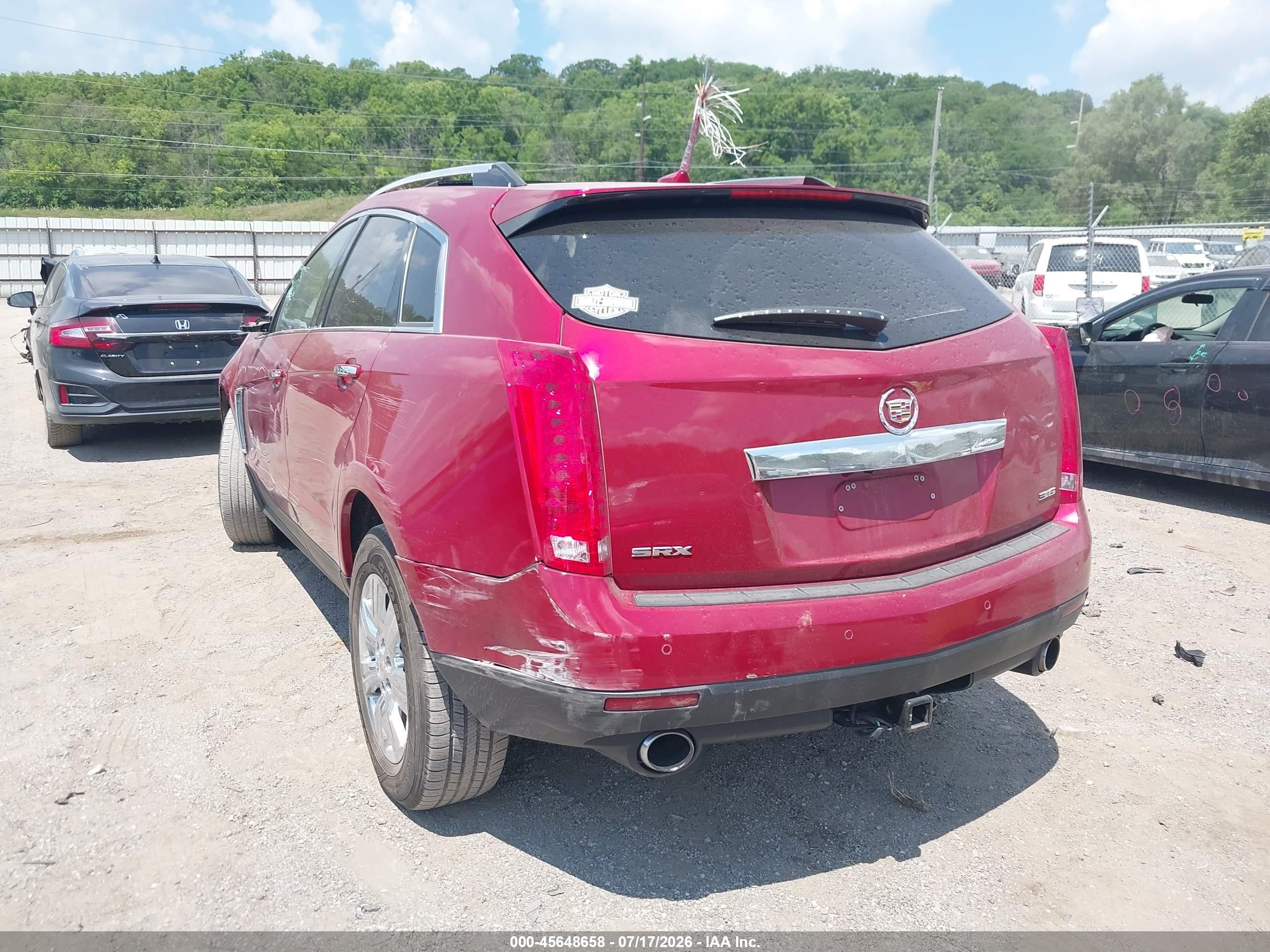 2014 Cadillac Srx Luxury Collection Красный vin: 3GYFNBE35ES597361
