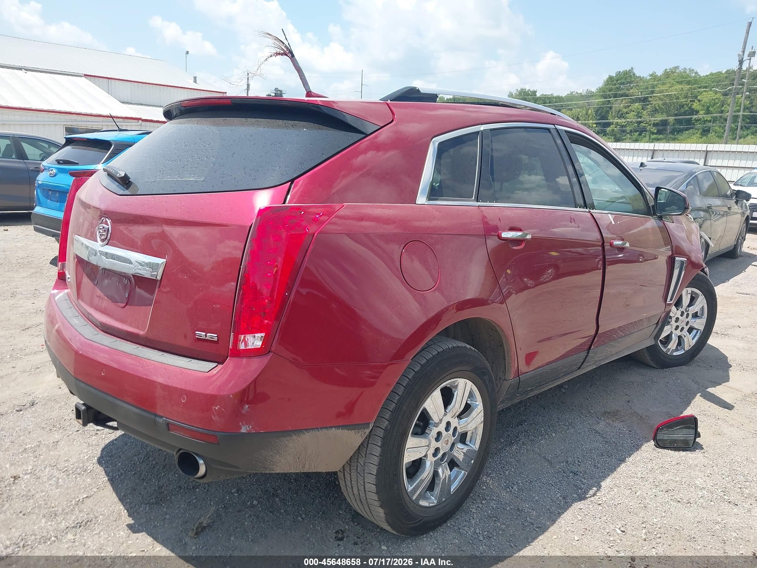 2014 Cadillac Srx Luxury Collection Красный vin: 3GYFNBE35ES597361