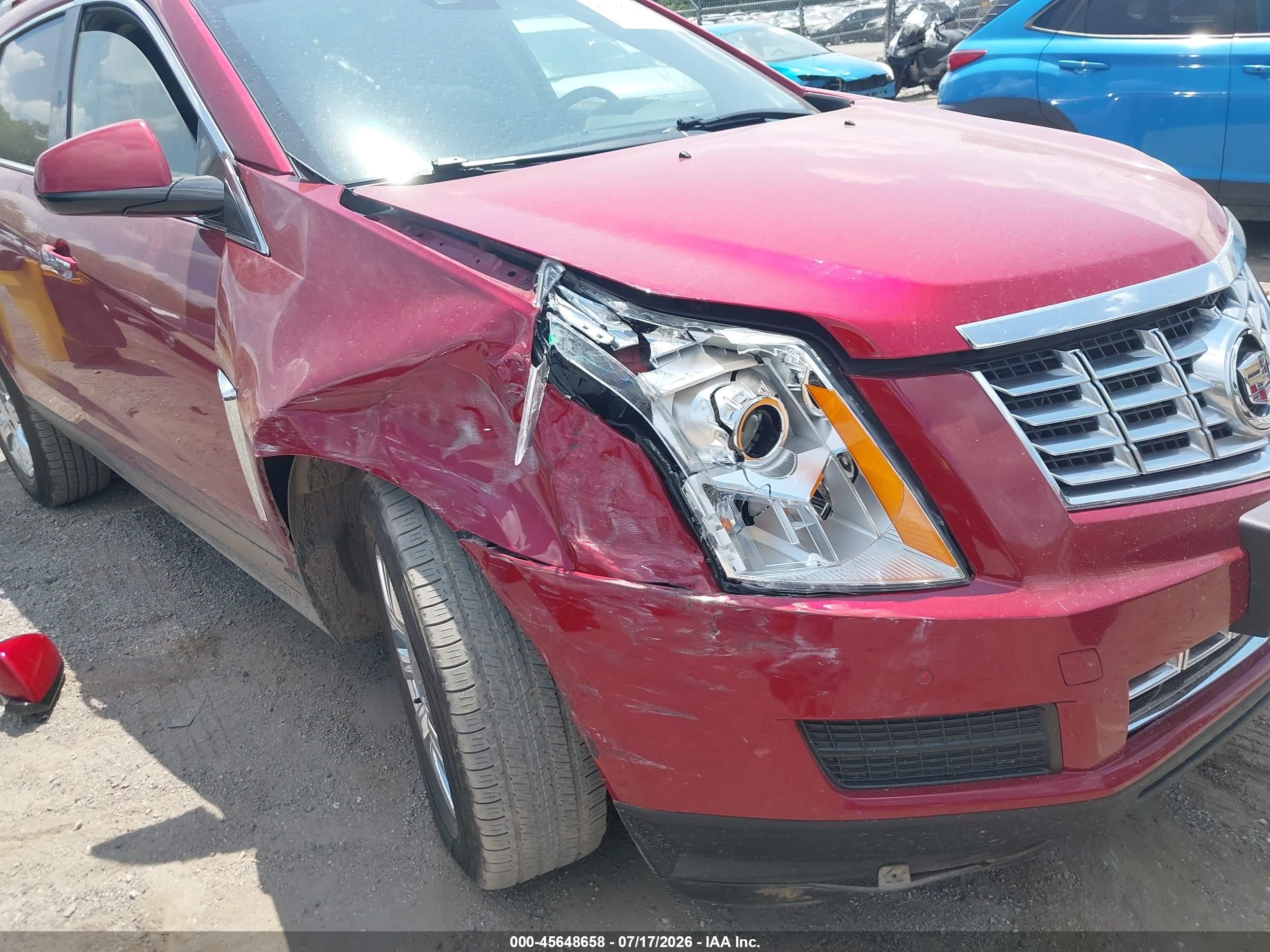 2014 Cadillac Srx Luxury Collection Красный vin: 3GYFNBE35ES597361