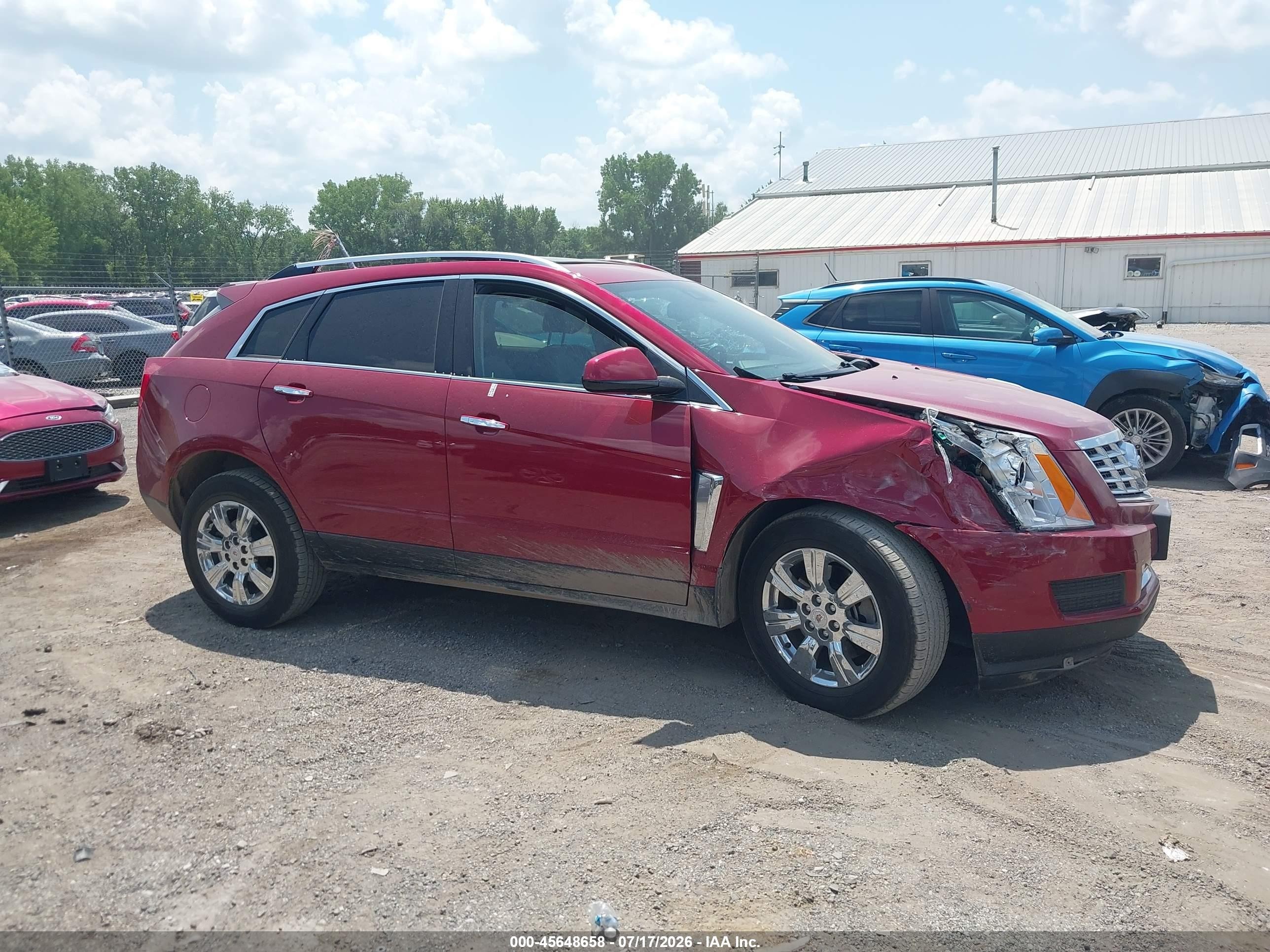 2014 Cadillac Srx Luxury Collection Красный vin: 3GYFNBE35ES597361