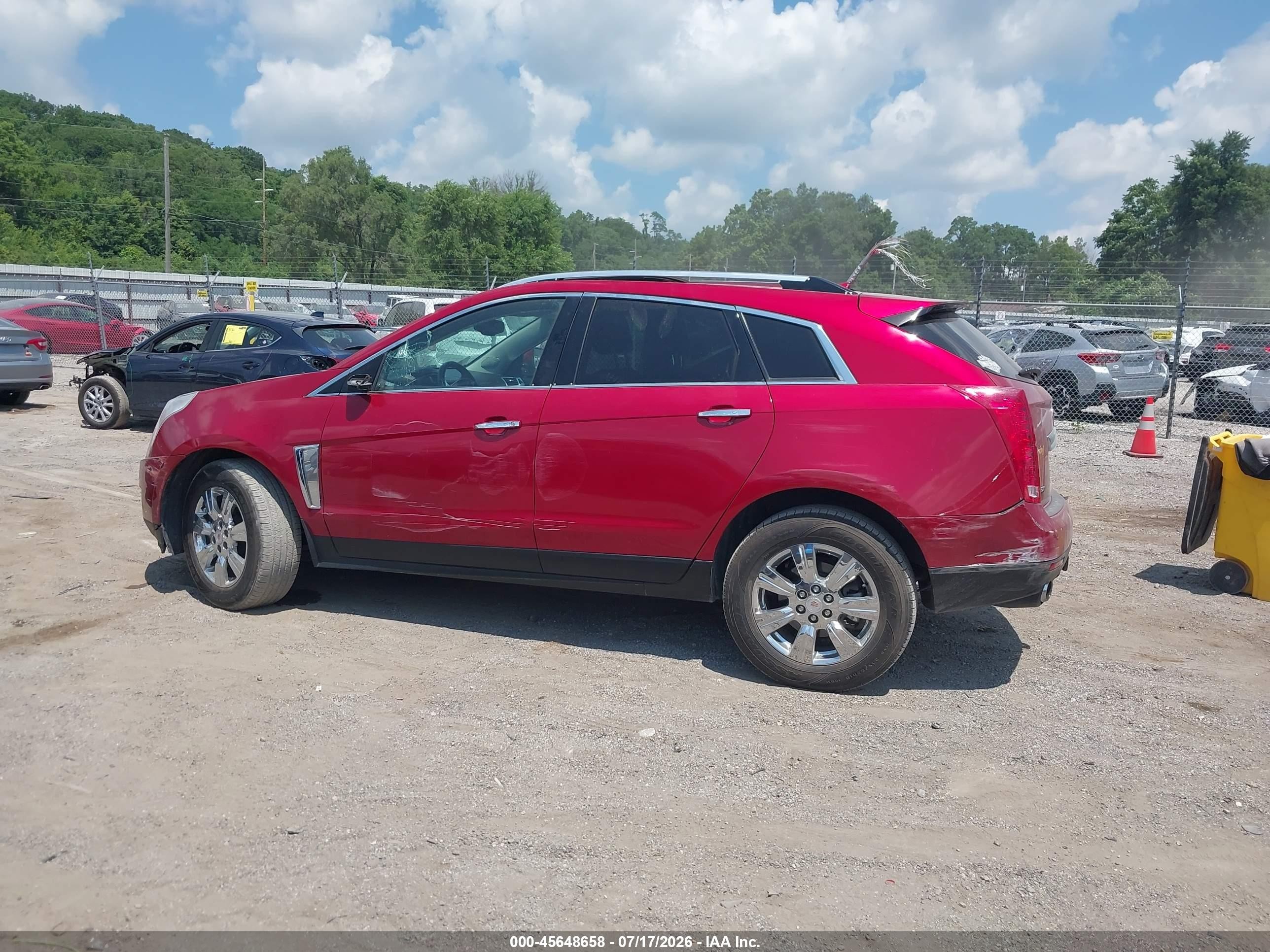 2014 Cadillac Srx Luxury Collection Красный vin: 3GYFNBE35ES597361