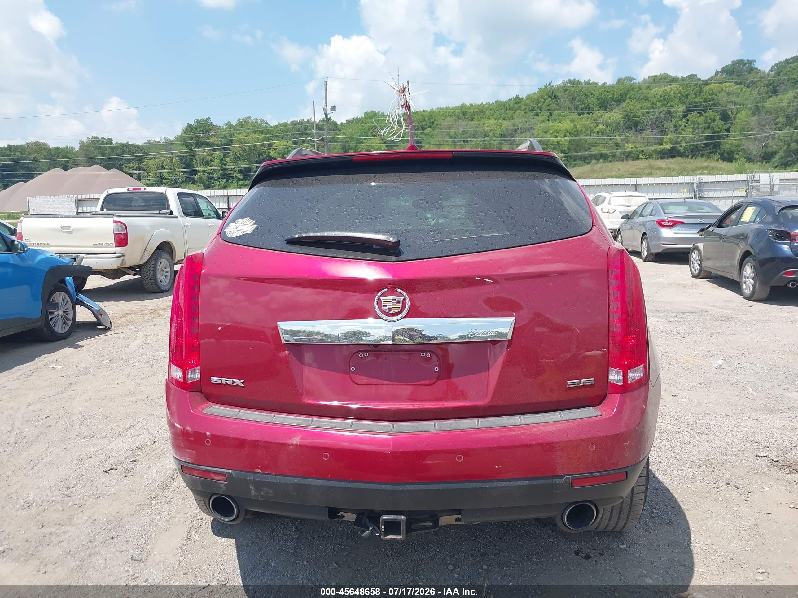 2014 Cadillac Srx Luxury Collection Красный vin: 3GYFNBE35ES597361