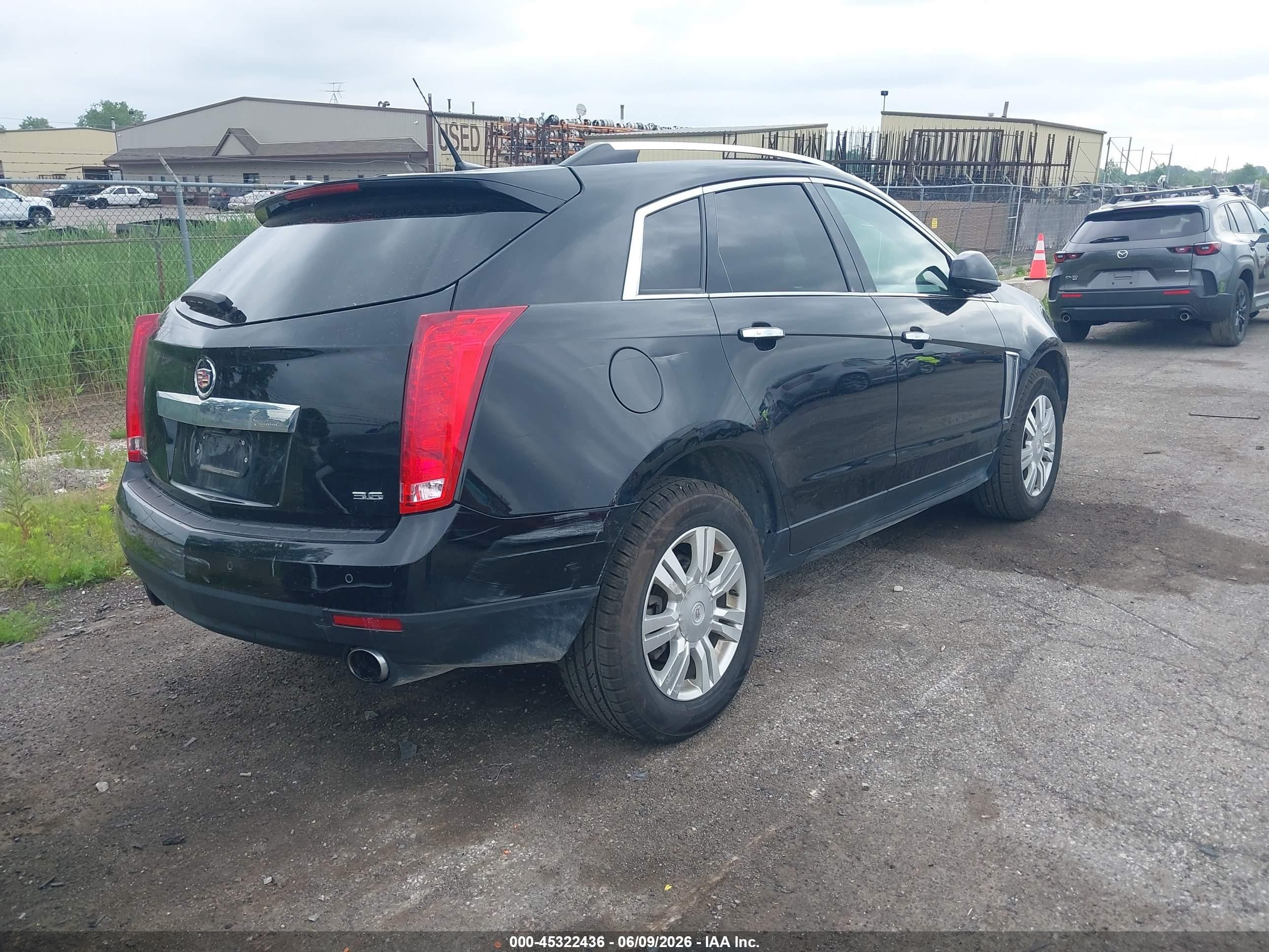 2014 Cadillac Srx Luxury Collection Black vin: 3GYFNBE35ES631668