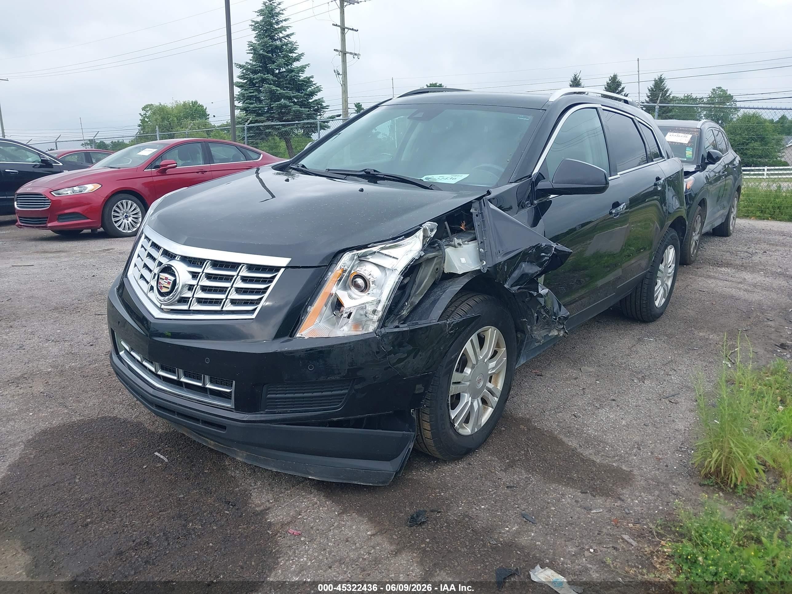 2014 Cadillac Srx Luxury Collection Black vin: 3GYFNBE35ES631668