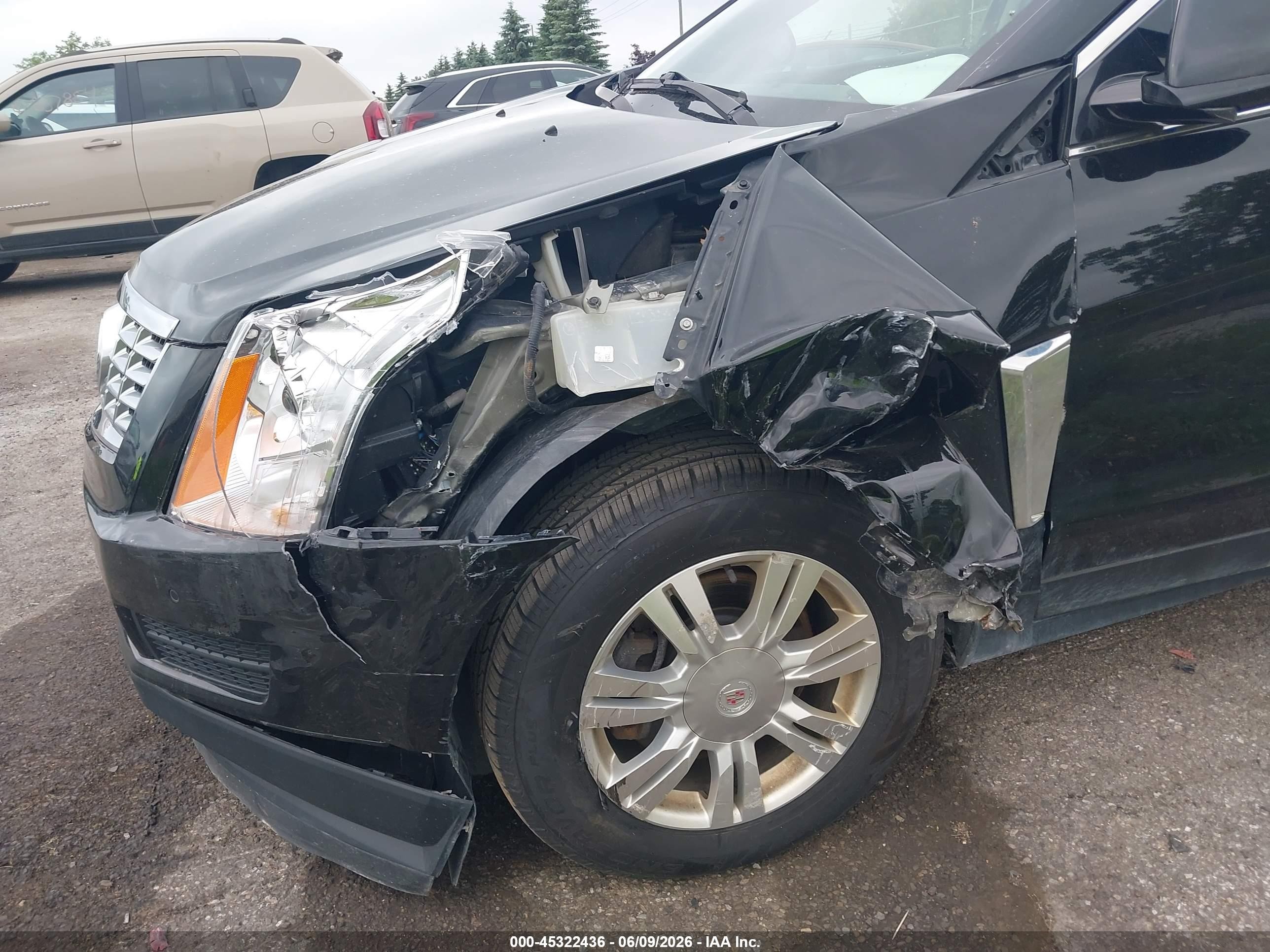 2014 Cadillac Srx Luxury Collection Black vin: 3GYFNBE35ES631668