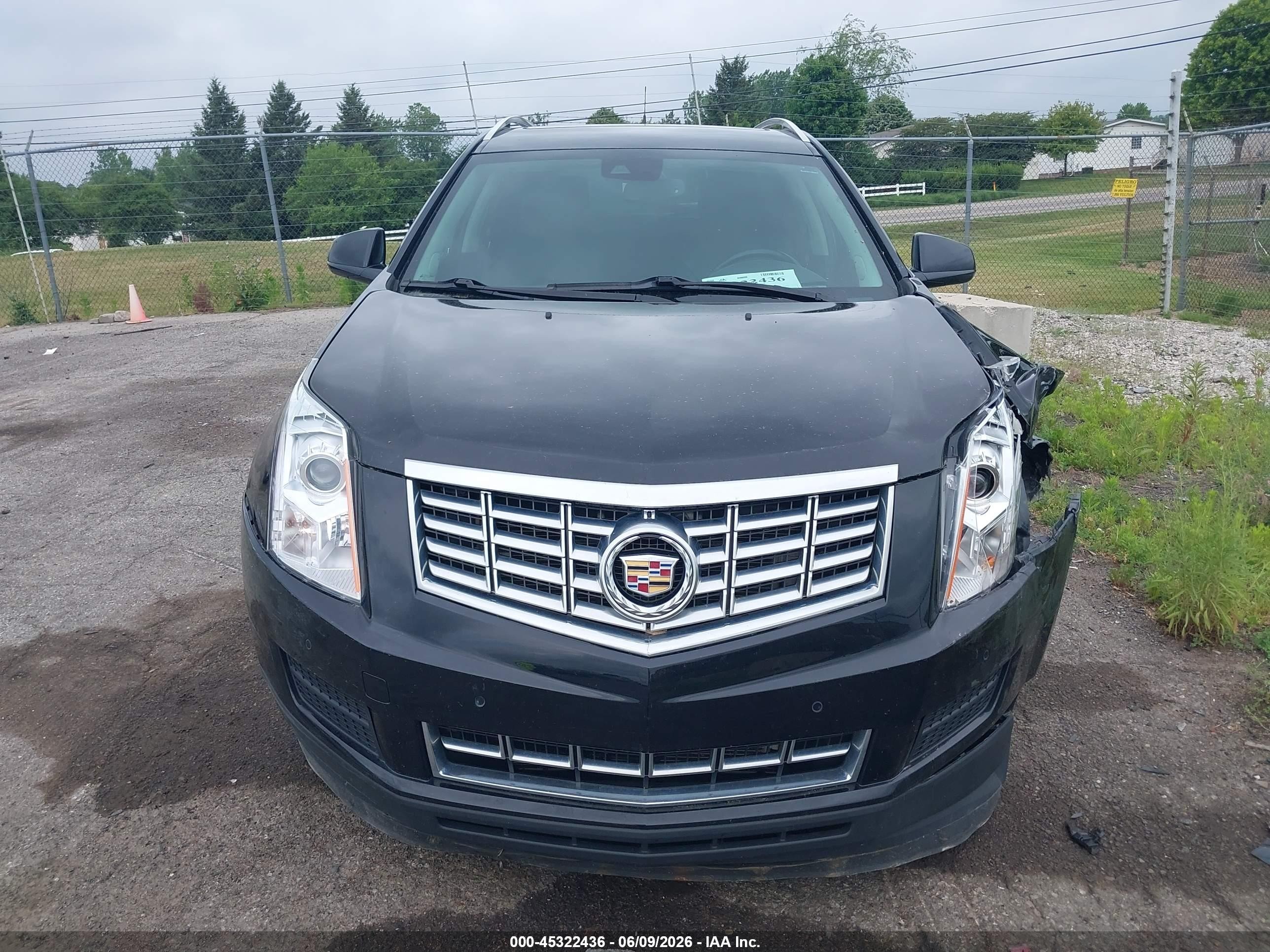 2014 Cadillac Srx Luxury Collection Black vin: 3GYFNBE35ES631668
