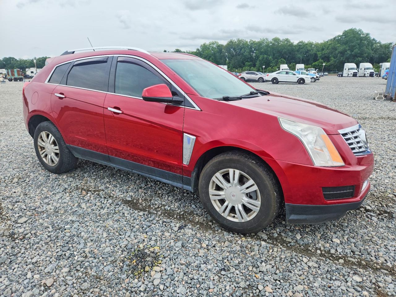 2014 Cadillac Srx Luxury Collection Red vin: 3GYFNBE35ES633016