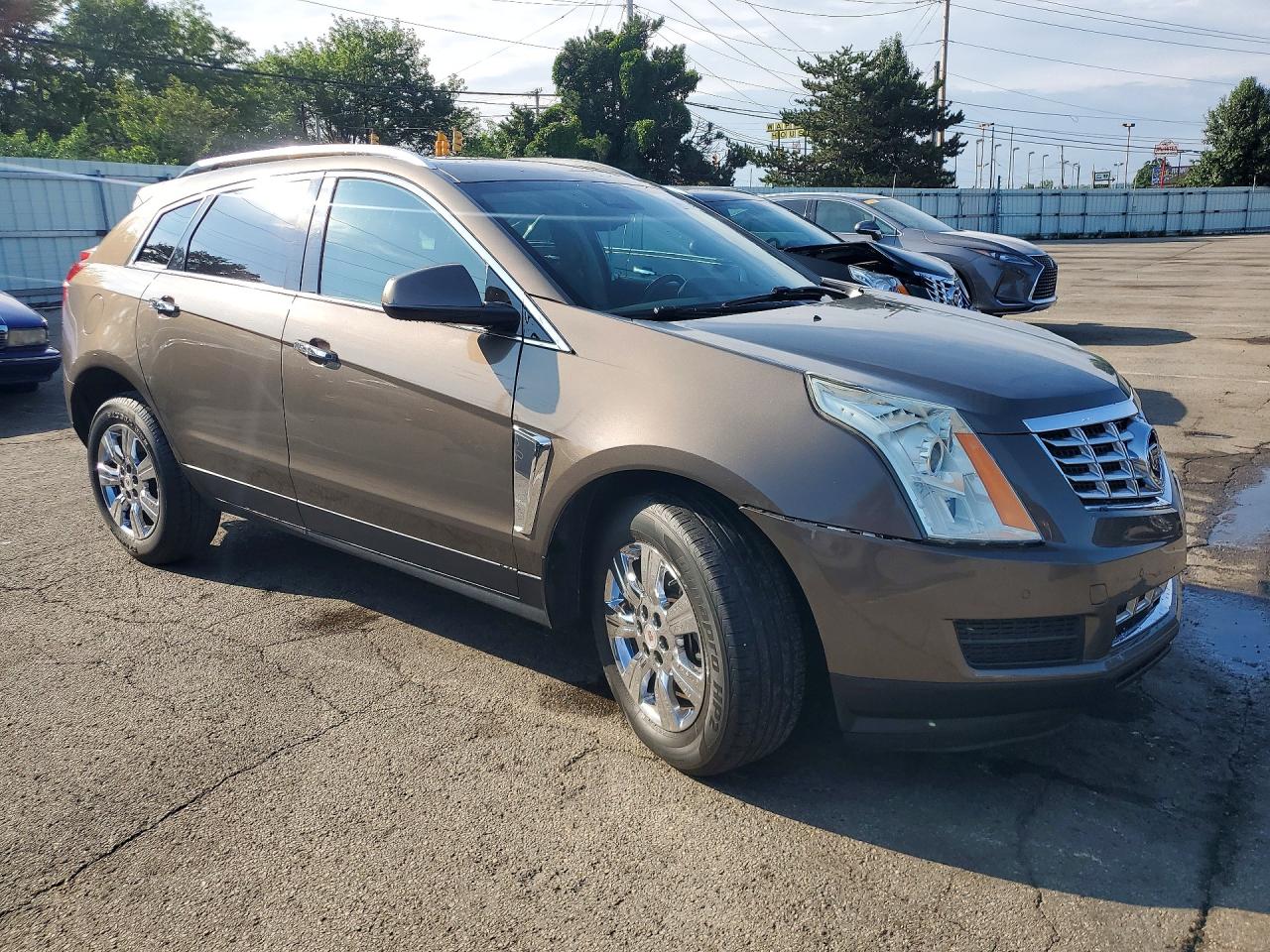 2014 Cadillac Srx Luxury Collection Brown vin: 3GYFNBE35ES686329
